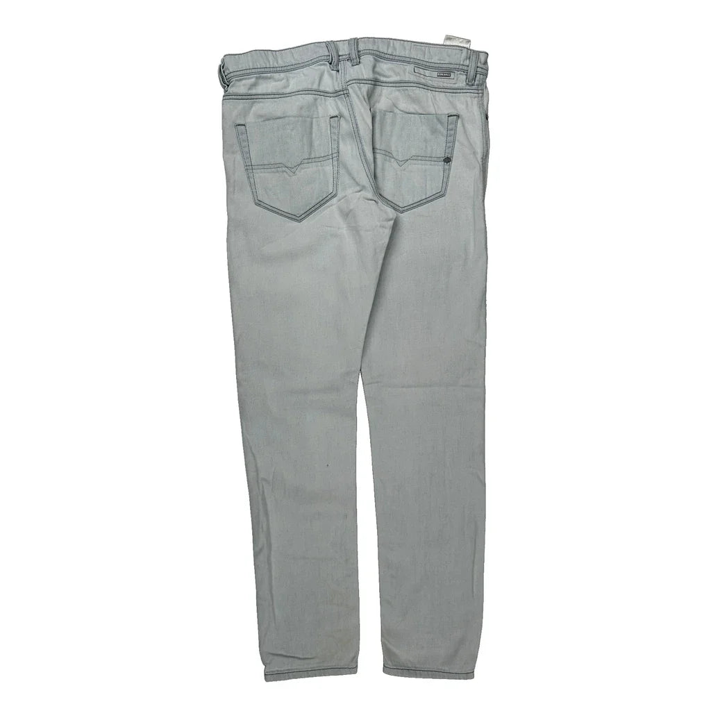 Diesel Jeans - 32W 30L Light Wash Cotton Refurbished - Thrifted (note: this is a term often used to describe second- refurbished available on Cerqular