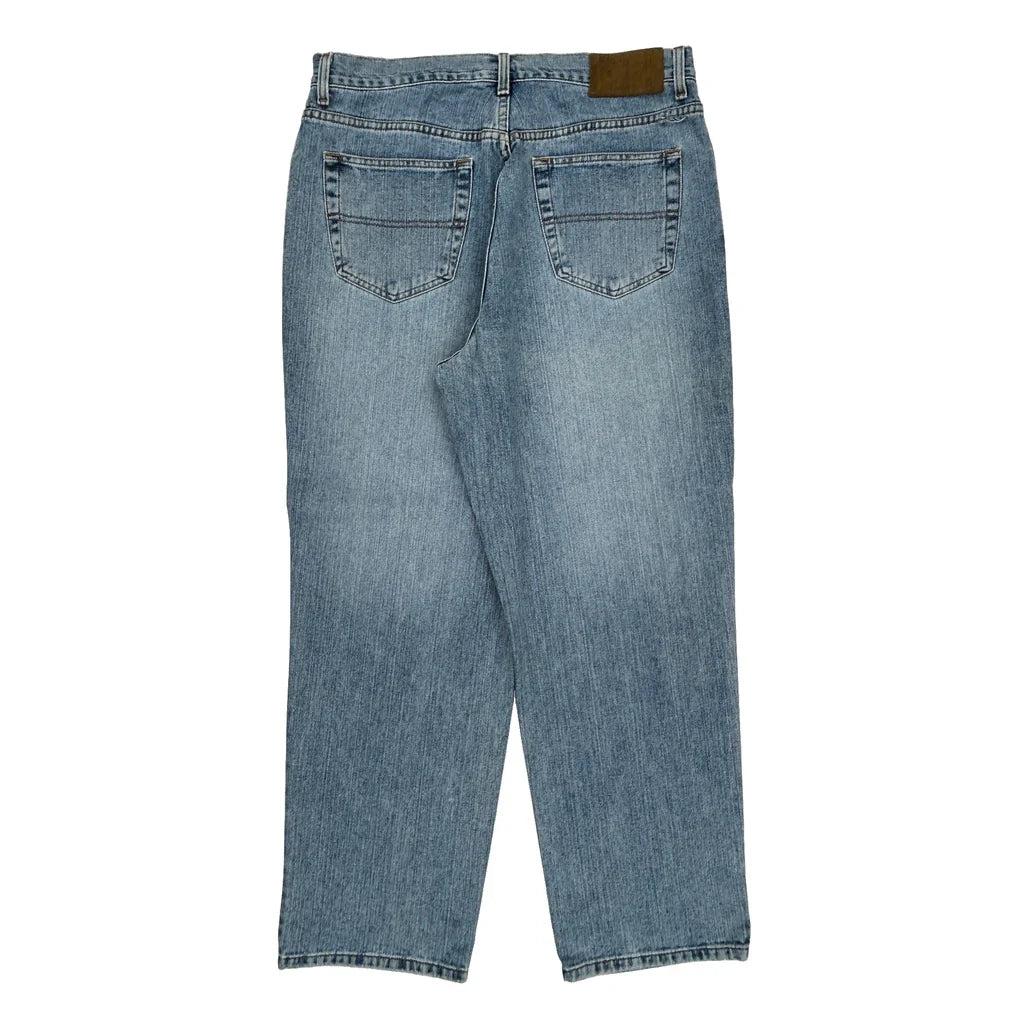 Tommy Hilfiger Jeans - 36W 30L Light Wash Cotton Refurbished - Thrifted (note: this is a term often used to describe second- refurbished available on Cerqular