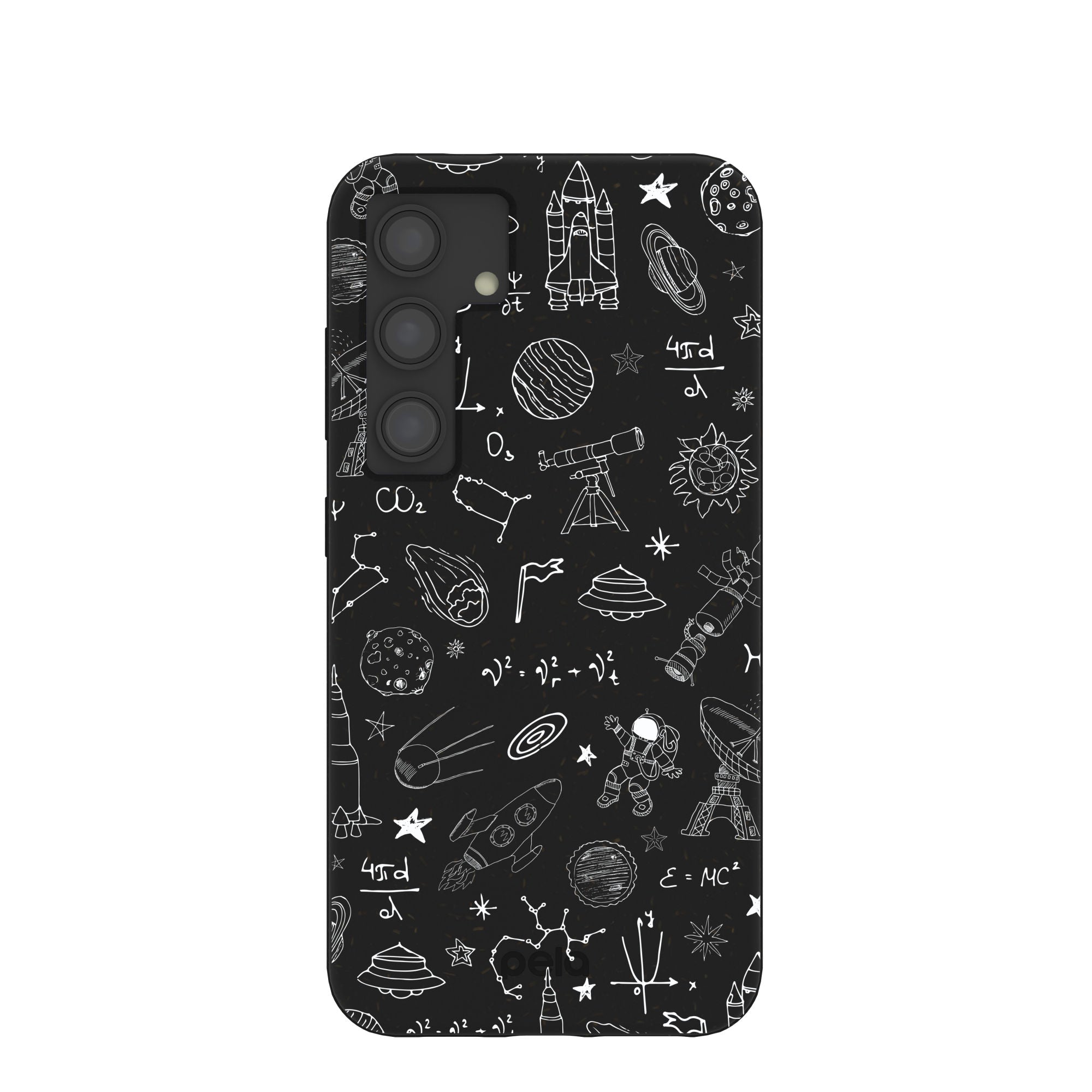 Black Astronomy Samsung Galaxy S24 Case Refurbished - Pela Case refurbished available on Cerqular
