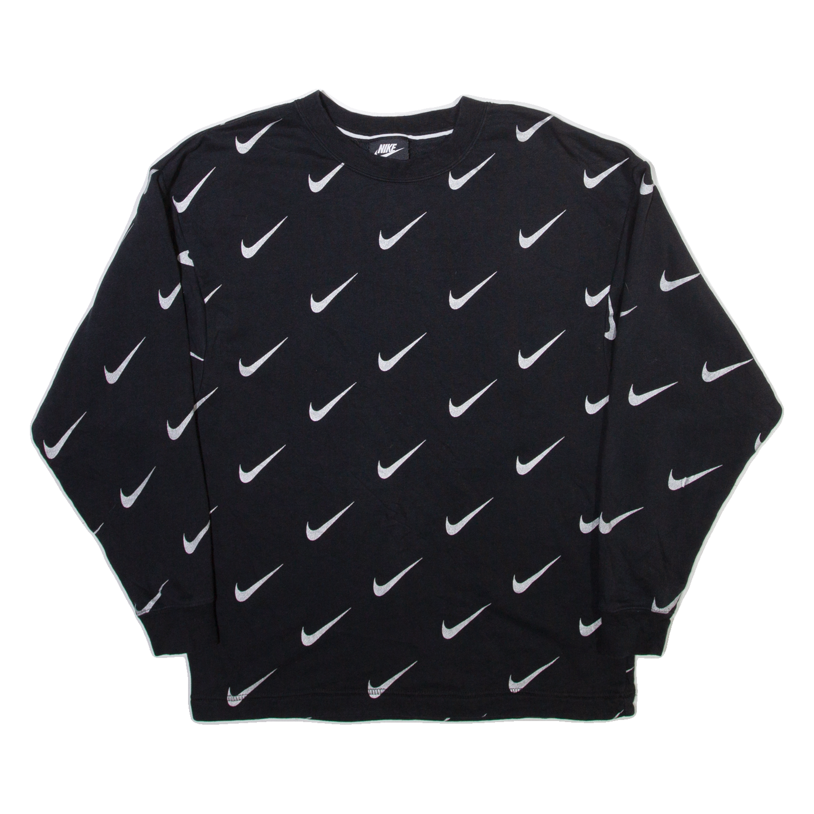 NIKE Womens Sweatshirt Black XS Refurbished - N/A refurbished available on Cerqular