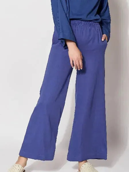 Darya Flared Pants | Size: 32 | Color: Dark Purple Refurbished - N/A (Anjum Khan is a personal name, not a brand refurbished available on Cerqular