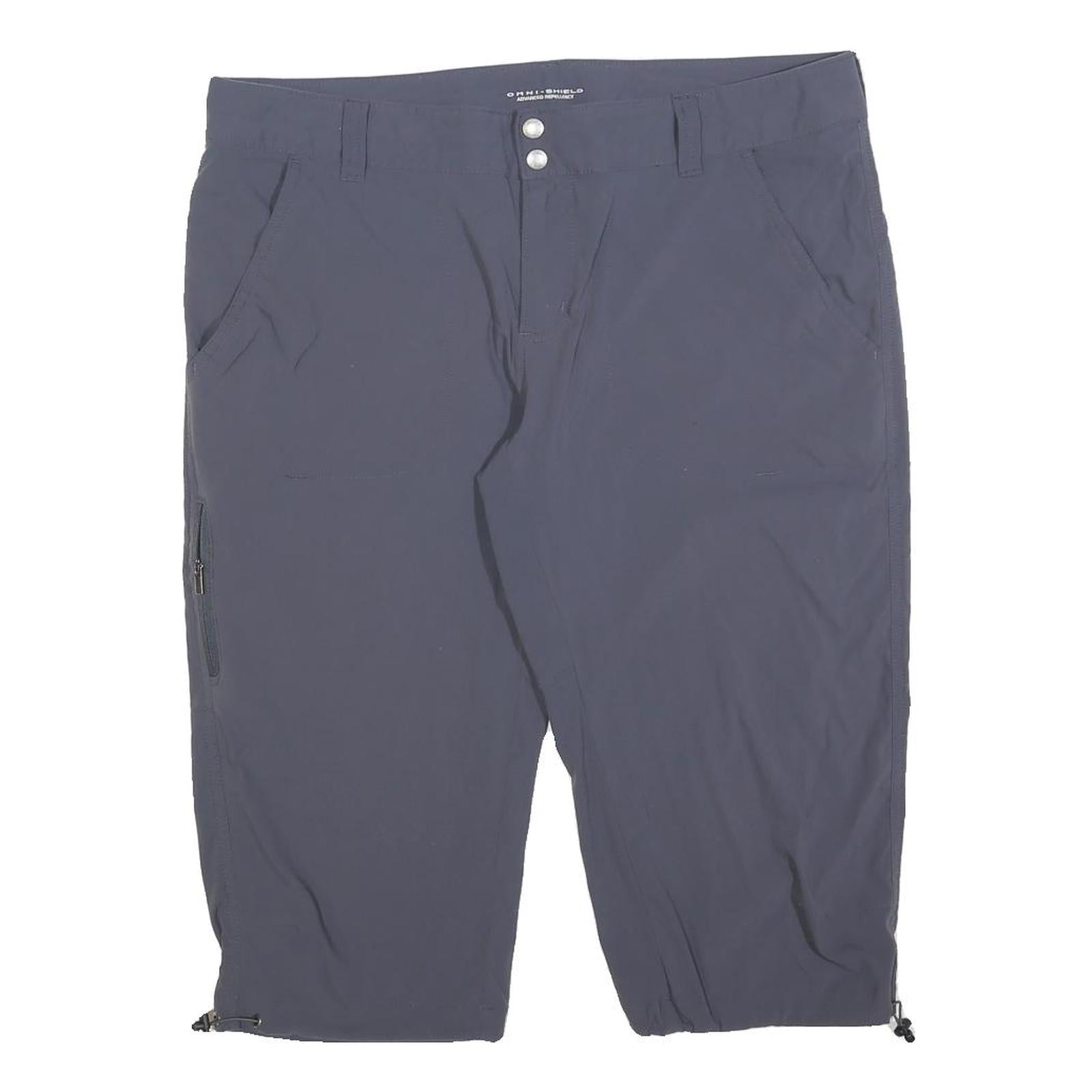 COLUMBIA Womens Shorts Blue Casual L W36 Outdoor Lightweight Activewear Refurbished - N/A refurbished available on Cerqular