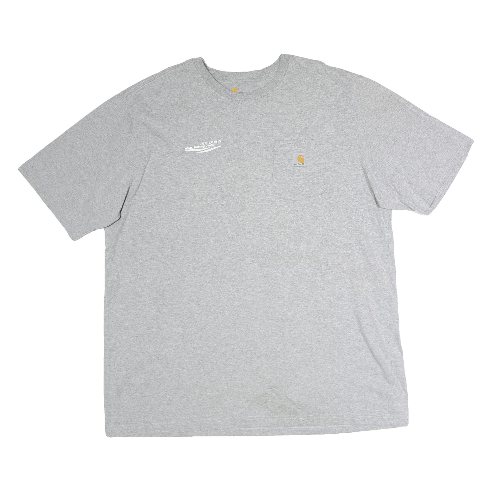 CARHARTT Mens Grey Graphic T-Shirt 2XL Short Sleeve Crew Neck Workwear Pocket Refurbished - N/A refurbished available on Cerqular