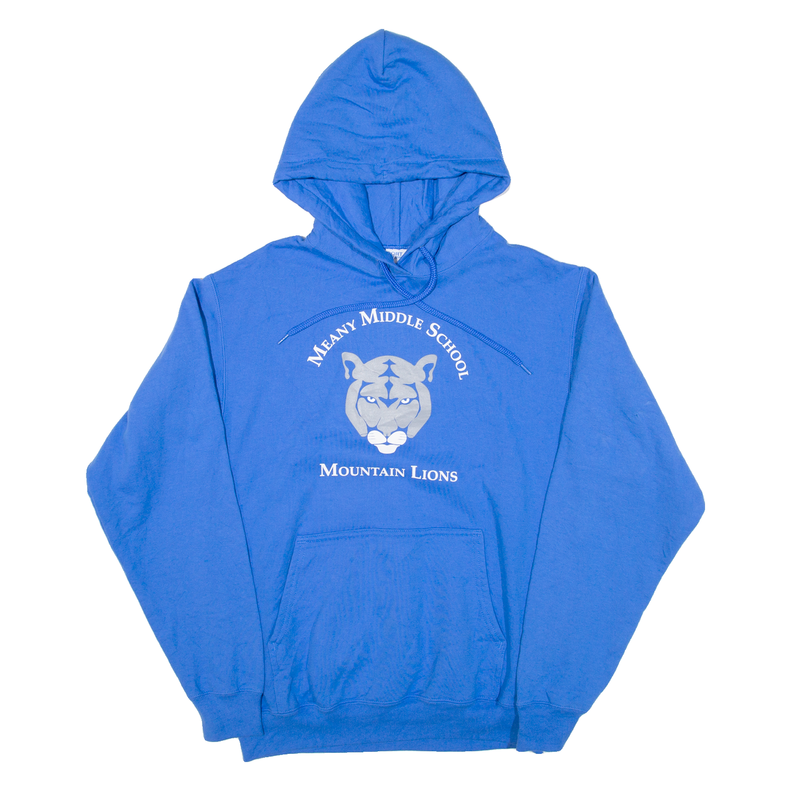 PORT & COMPANY Mountain Lions Mens Blue Hoodie USA M Refurbished - N/A refurbished available on Cerqular