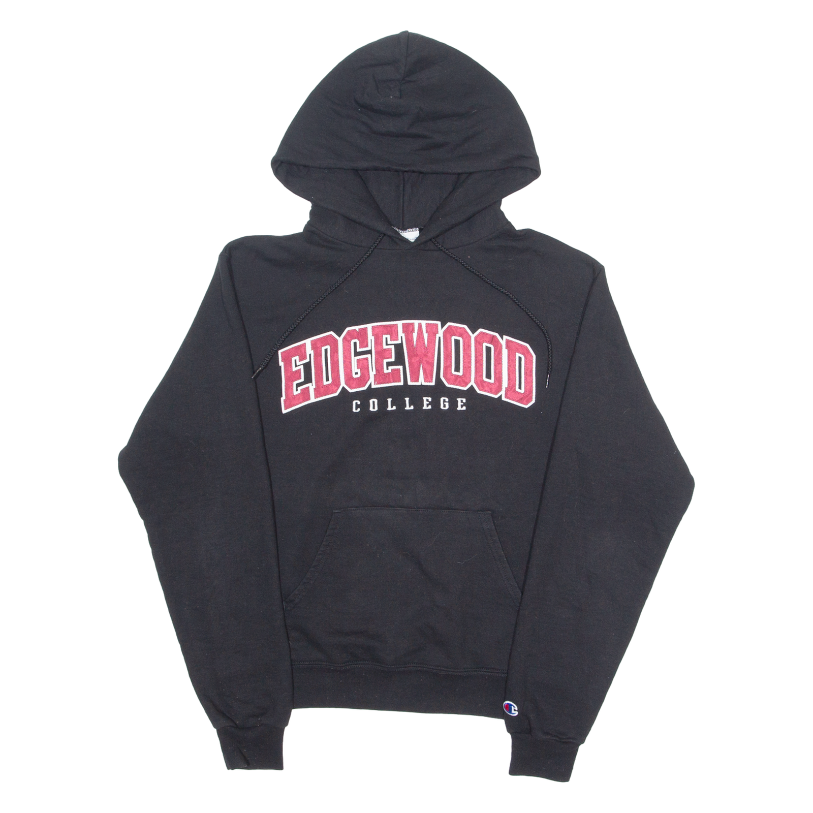 CHAMPION Edgewood College Mens Black Hoodie USA S Refurbished - N/A refurbished available on Cerqular