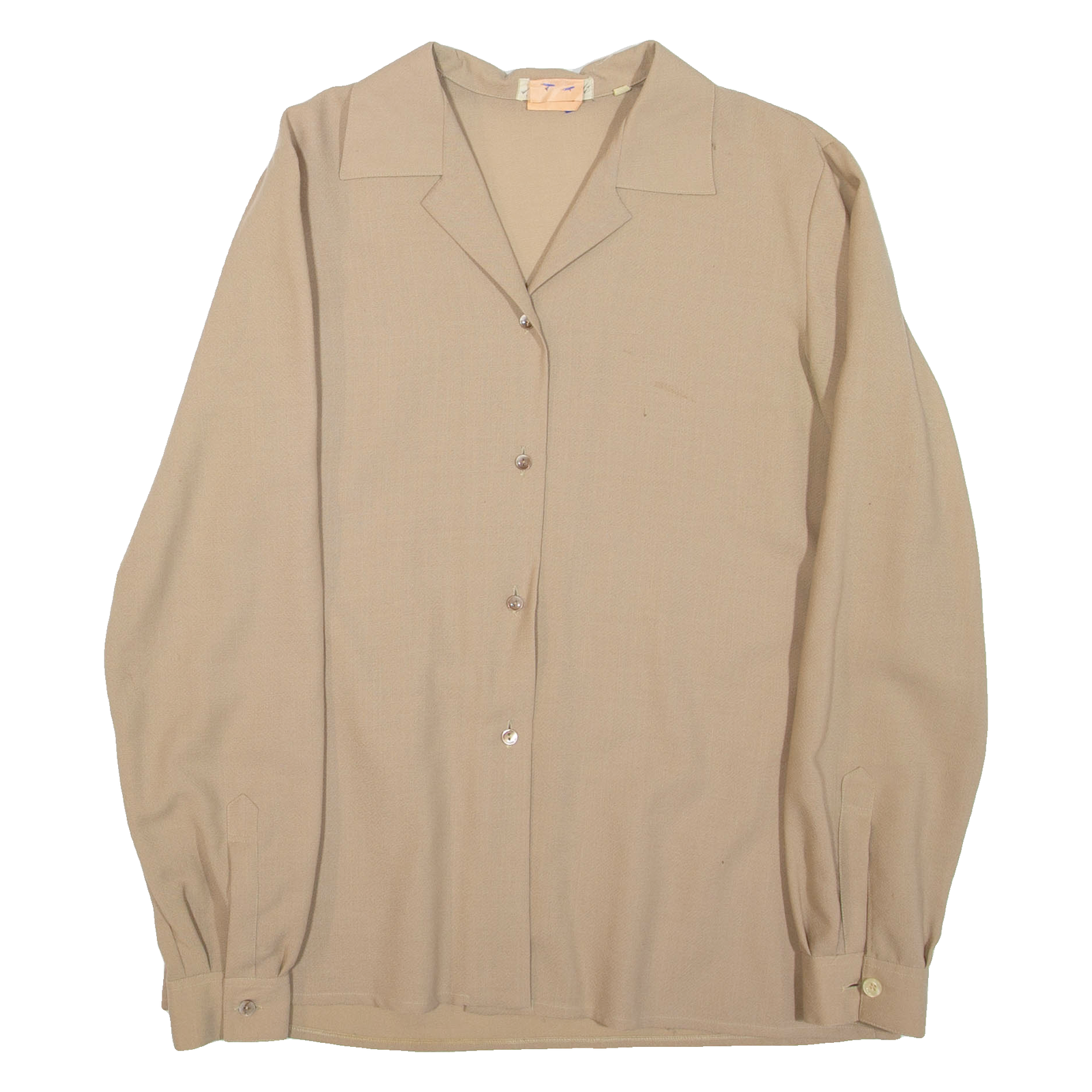 Womens Shirt Brown Collared Long Sleeve L Refurbished - N/A refurbished available on Cerqular