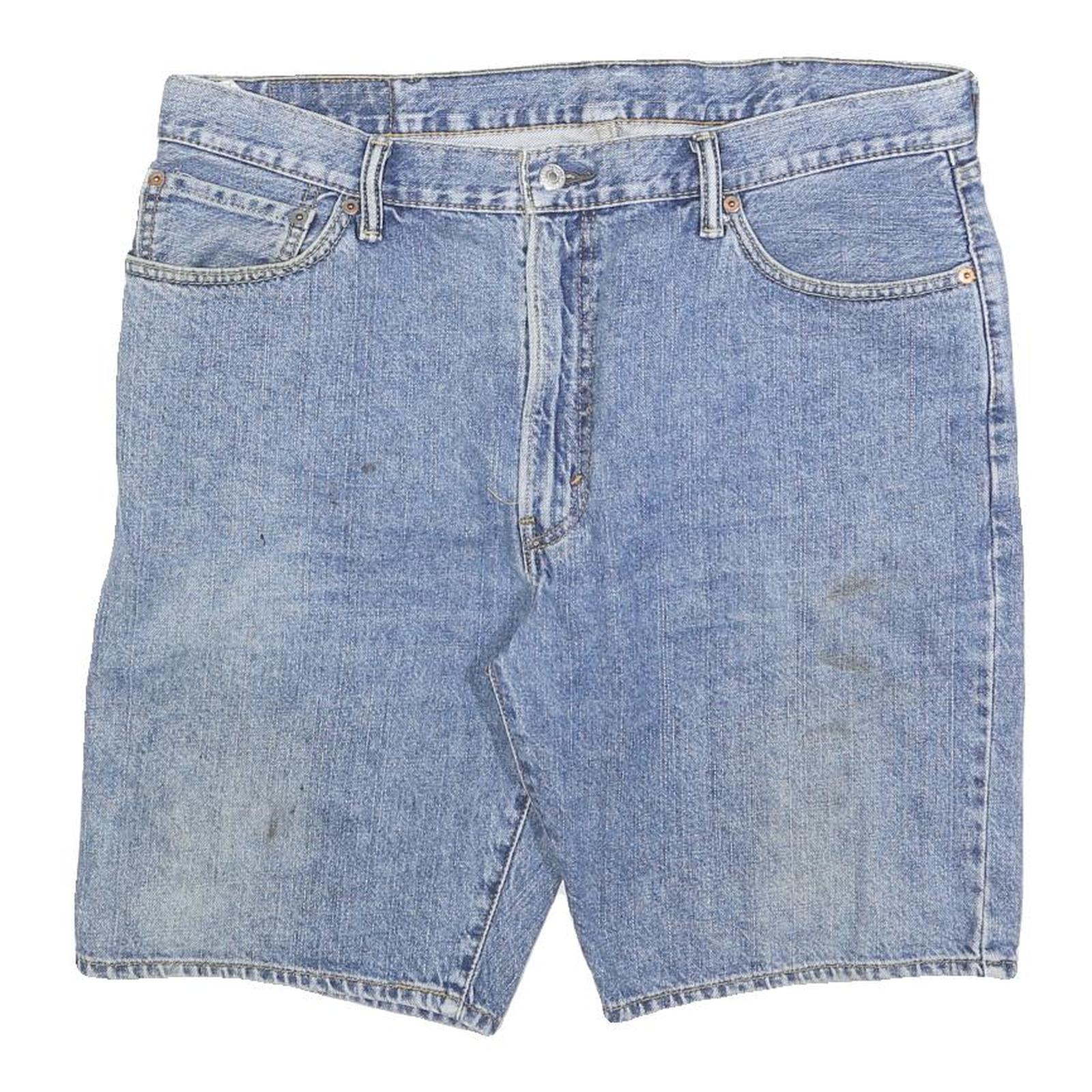 LEVI'S Mens Shorts Blue Denim Casual XL W38 Cotton Blend Relaxed Fit 505 Refurbished - N/A refurbished available on Cerqular