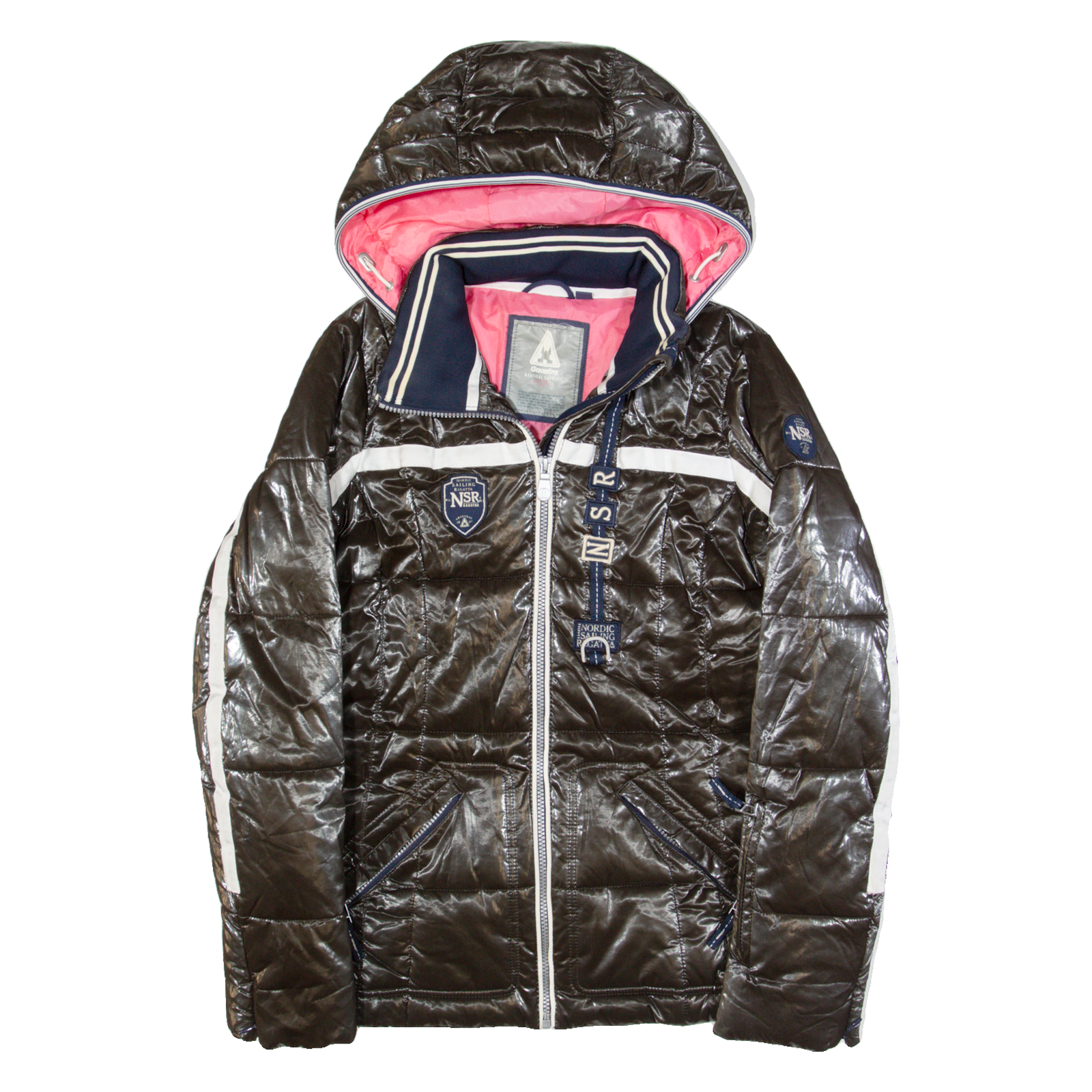 GAASTRA Womens Puffer Coat Grey Hooded M Refurbished - N/A refurbished available on Cerqular