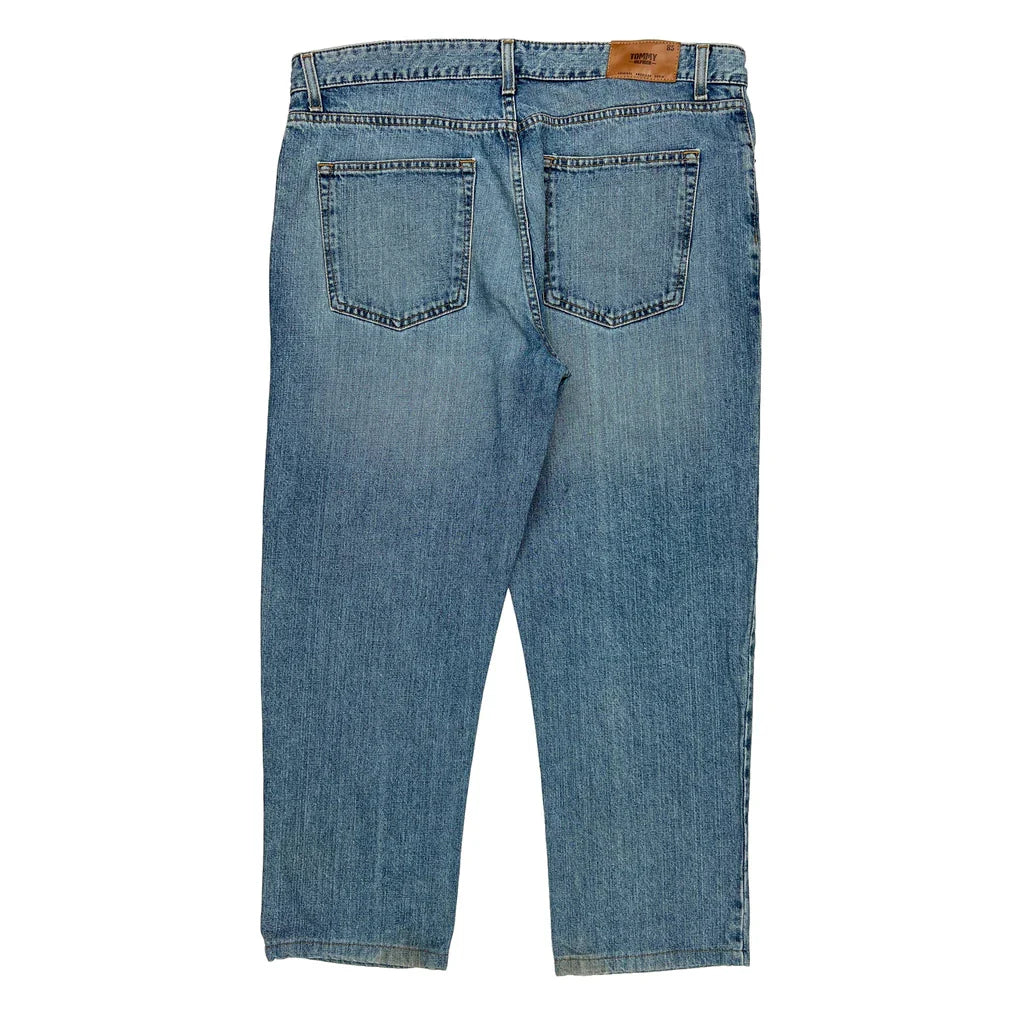 Buy Tommy Hilfiger Jeans - 37W 32L Blue Cotton Refurbished - $40.19 Tommy Hilfiger Jeans - 37W 32L Blue Cotton Refurbished - Thrifted (note: this is a term often used to describe second- refurbished available on Cerqular