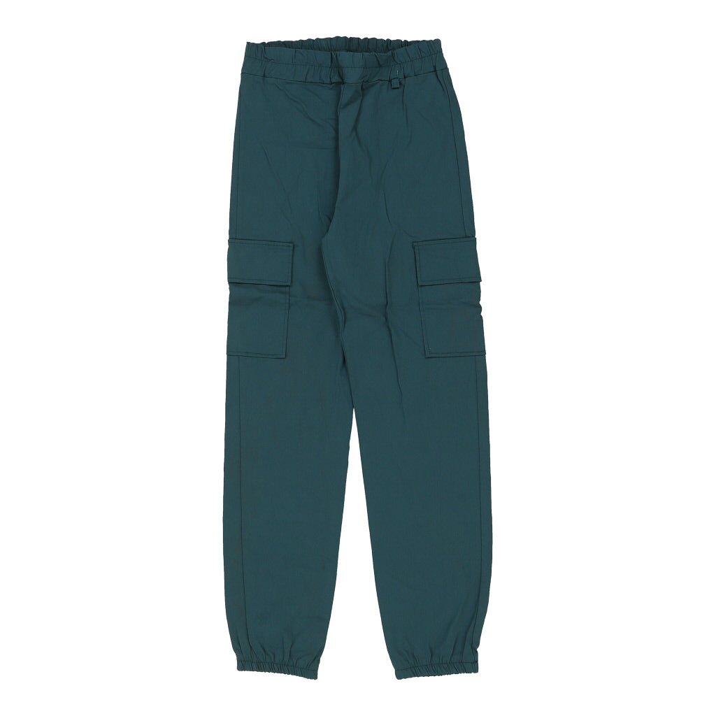Han Cargo Joggers - Medium Green Viscose Blend Refurbished - Thrifted (note: this is a term often used to describe second- refurbished available on Cerqular