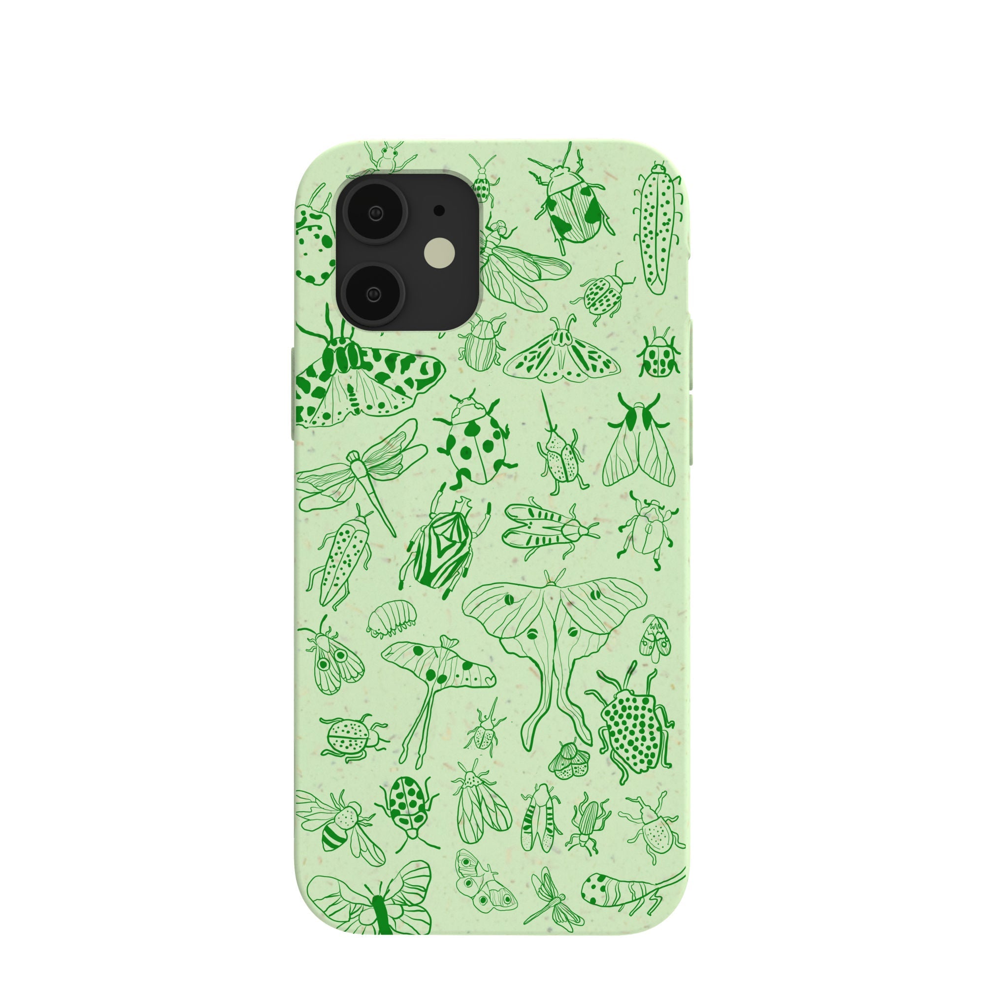 Sage Green Linear Entomology iPhone 12/ iPhone 12 Pro Case Refurbished - Pela Case refurbished available on Cerqular