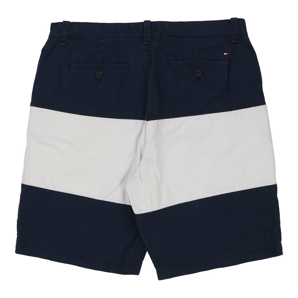 Tommy Hilfiger Striped Shorts - 36W 11L Block Colour Cotton Refurbished - Thrifted (note: this is a term often used to describe second- refurbished available on Cerqular