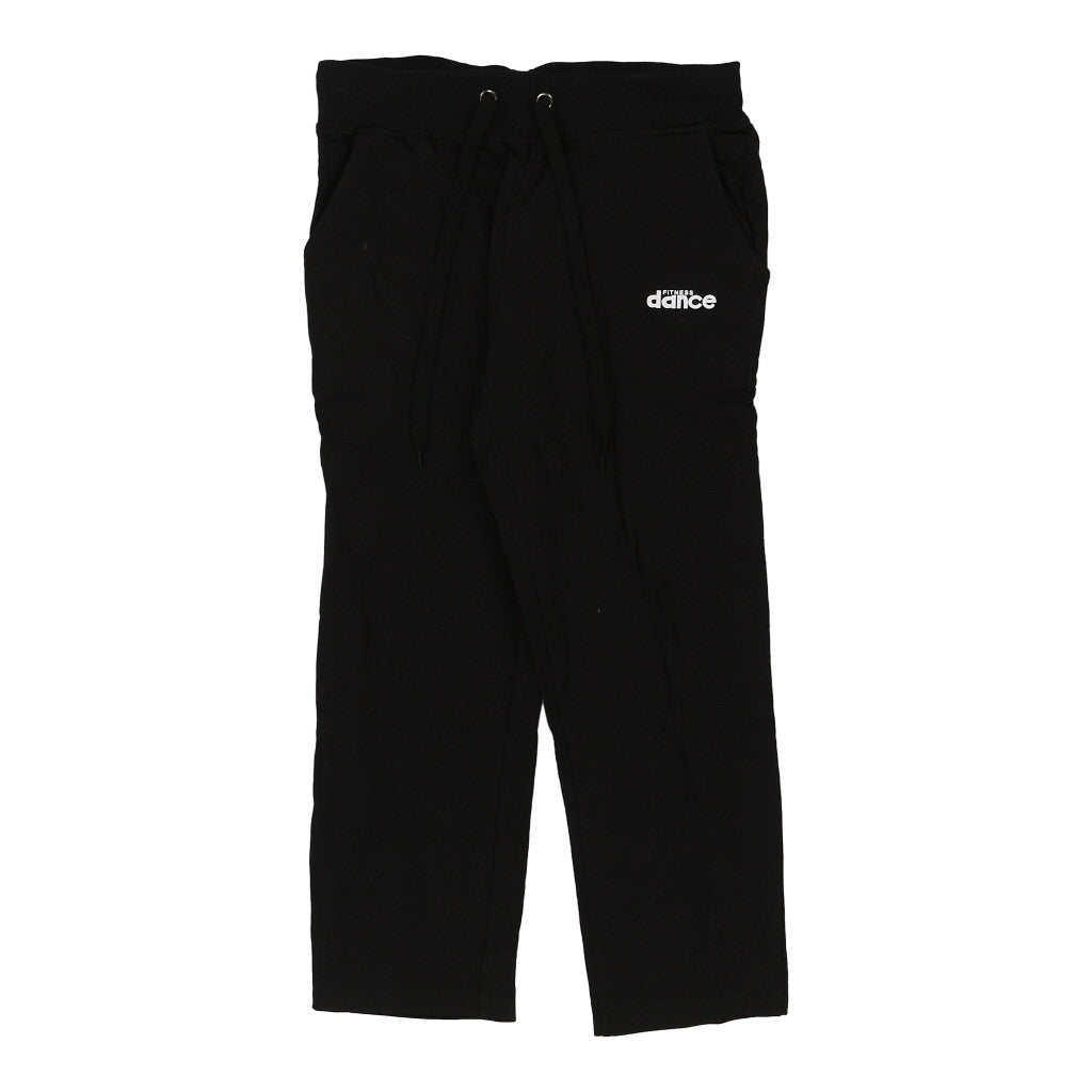 Dance Joggers - XL Black Cotton Blend Refurbished - Thrifted (note: this is a term often used to describe second- refurbished available on Cerqular