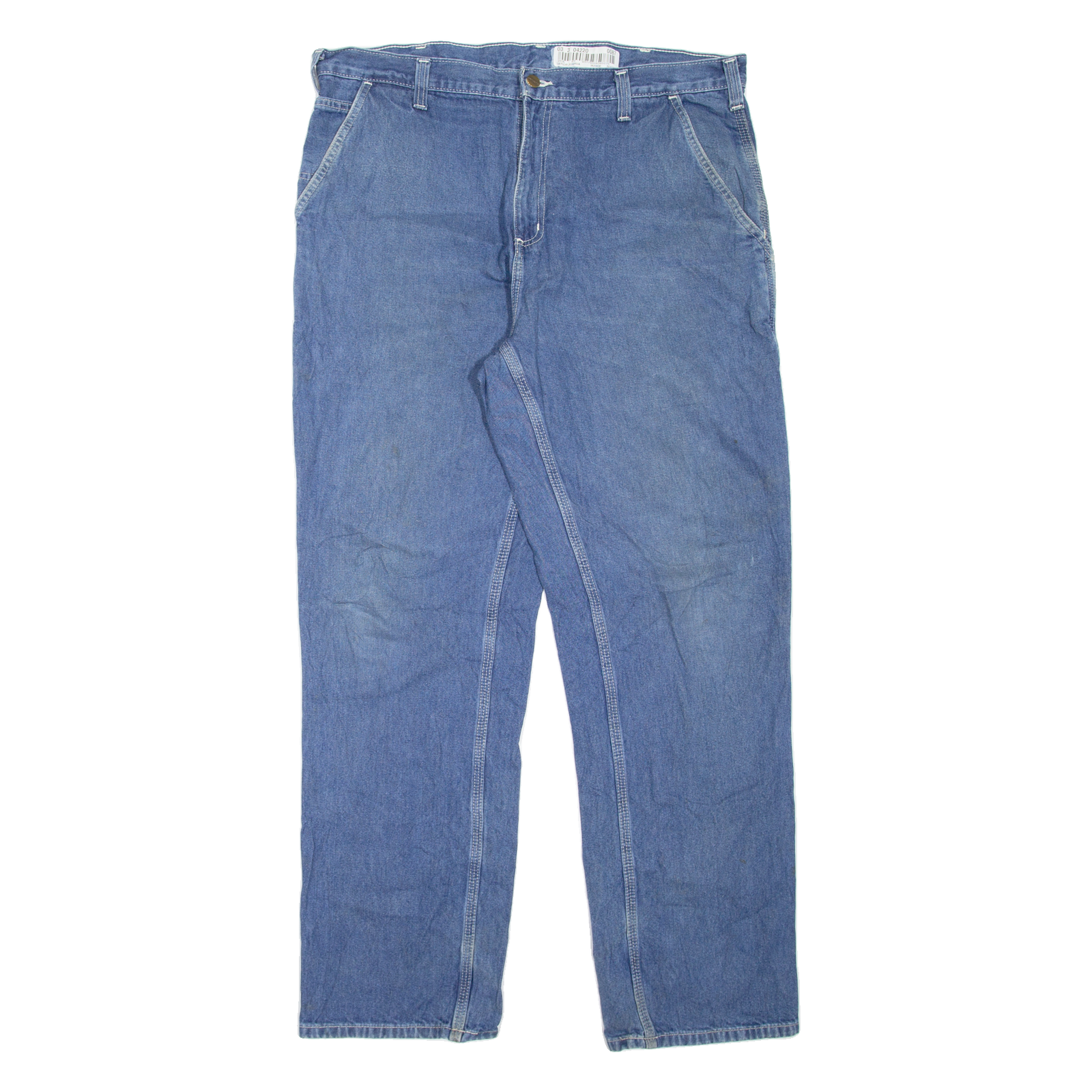 CARHARTT Dungaree Fit Workwear Mens Jeans Blue Relaxed Tapered W38 L32 Refurbished - N/A refurbished available on Cerqular