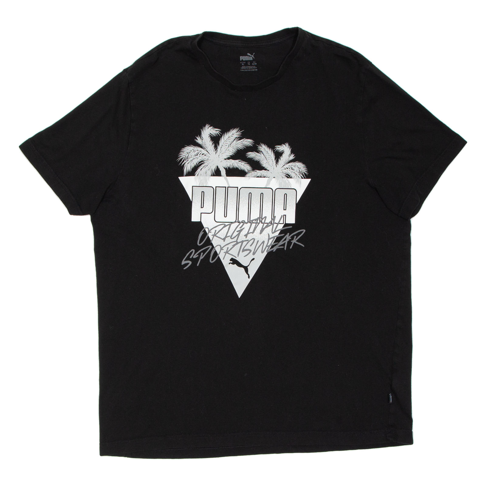 PUMA Mens T-Shirt Black XL Refurbished - N/A refurbished available on Cerqular