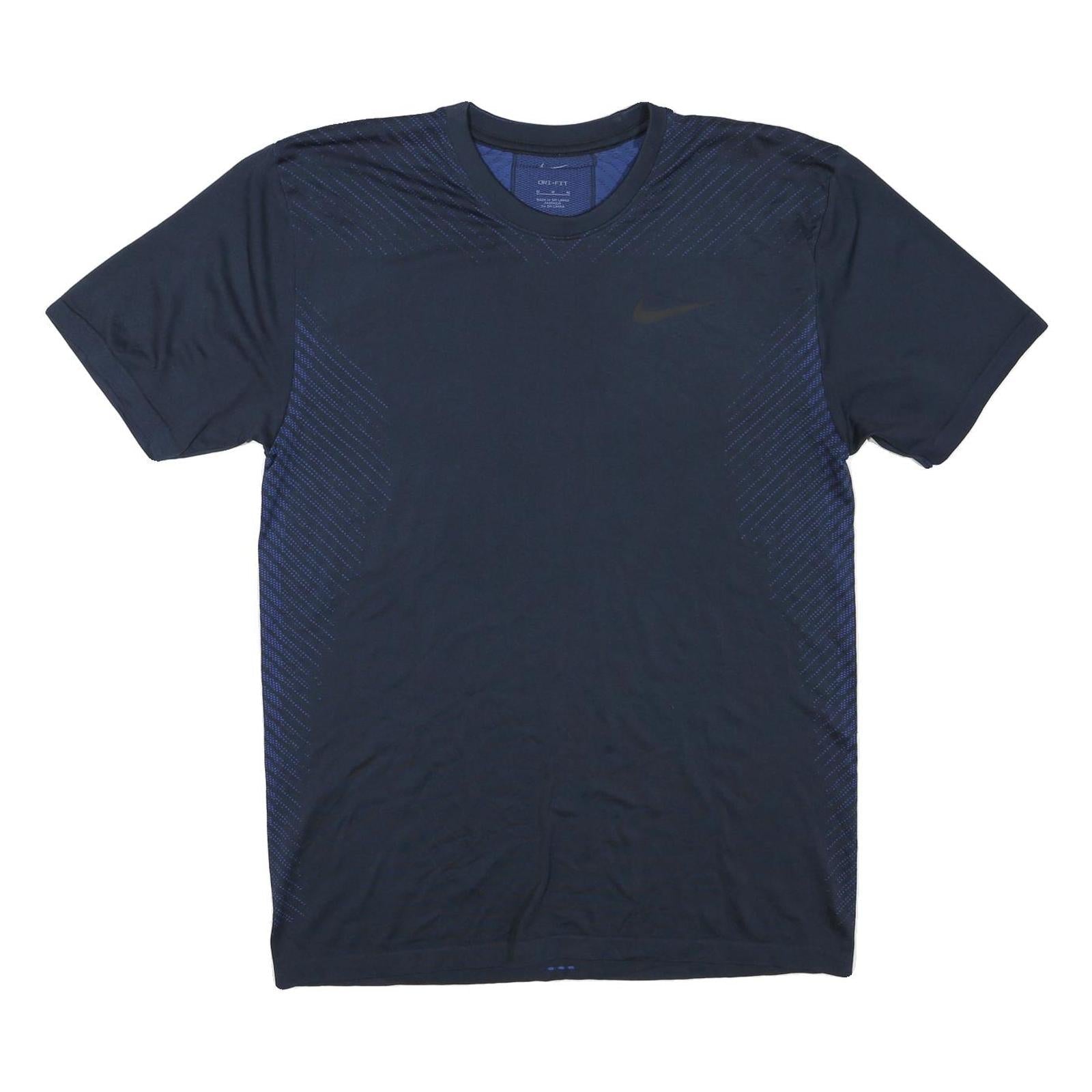 NIKE Mens Blue & Navy Graphic T-Shirt M Short Sleeve Crew Neck Sports Activewear Refurbished - N/A refurbished available on Cerqular