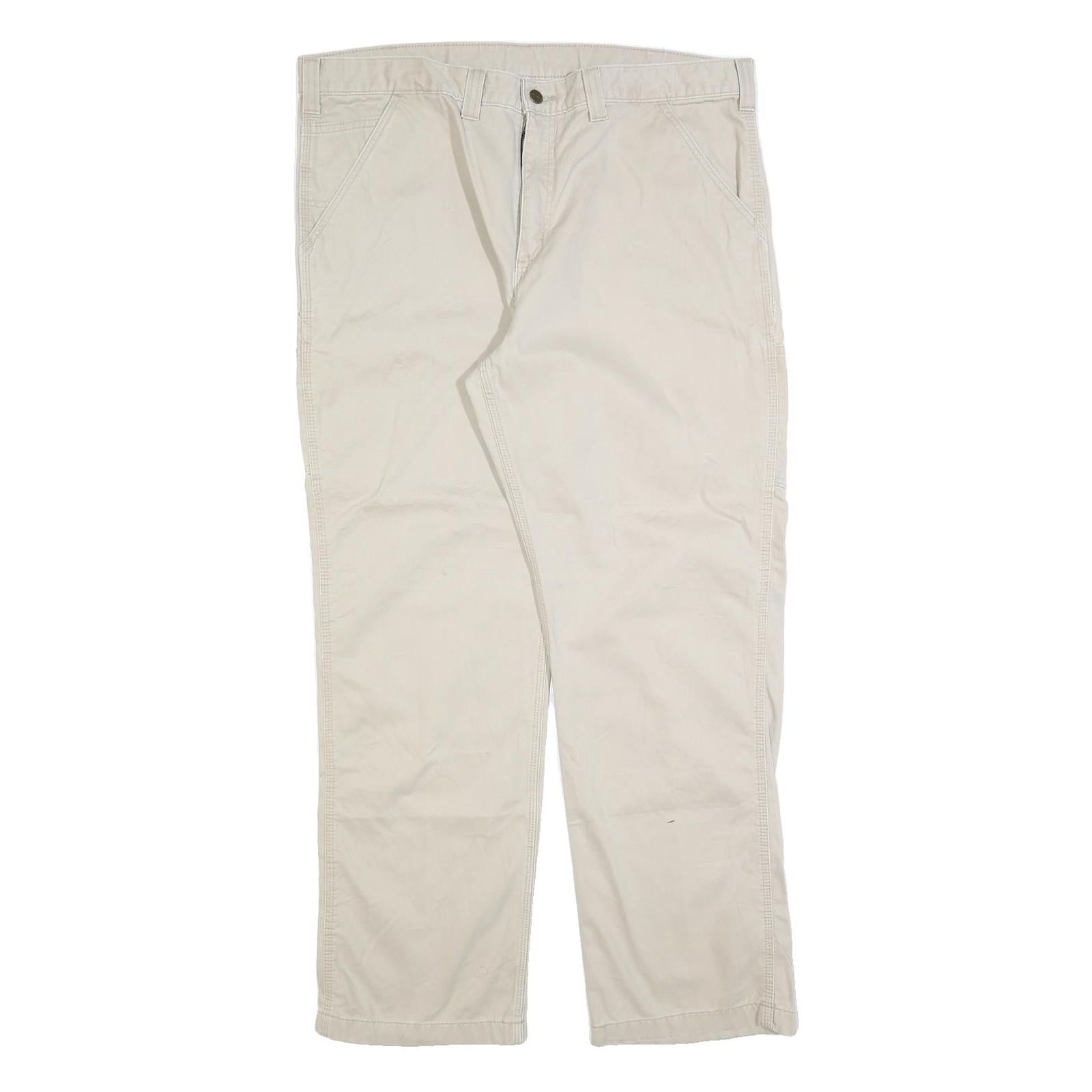 Buy CARHARTT Mens Cotton Blend Beige Relaxed Straight Trousers W40 L32 Workwear Refurbished - $62.39 CARHARTT Mens Cotton Blend Beige Relaxed Straight Trousers W40 L32 Workwear Refurbished - N/A refurbished available on Cerqular