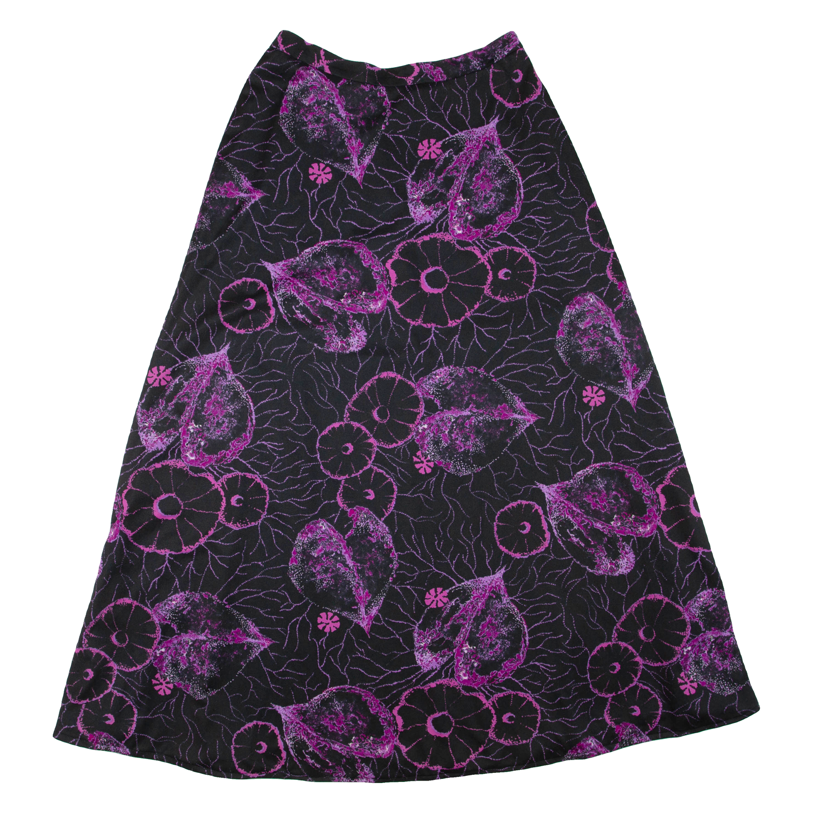 Womens Maxi Skirt Black Long Floral S Refurbished - N/A refurbished available on Cerqular