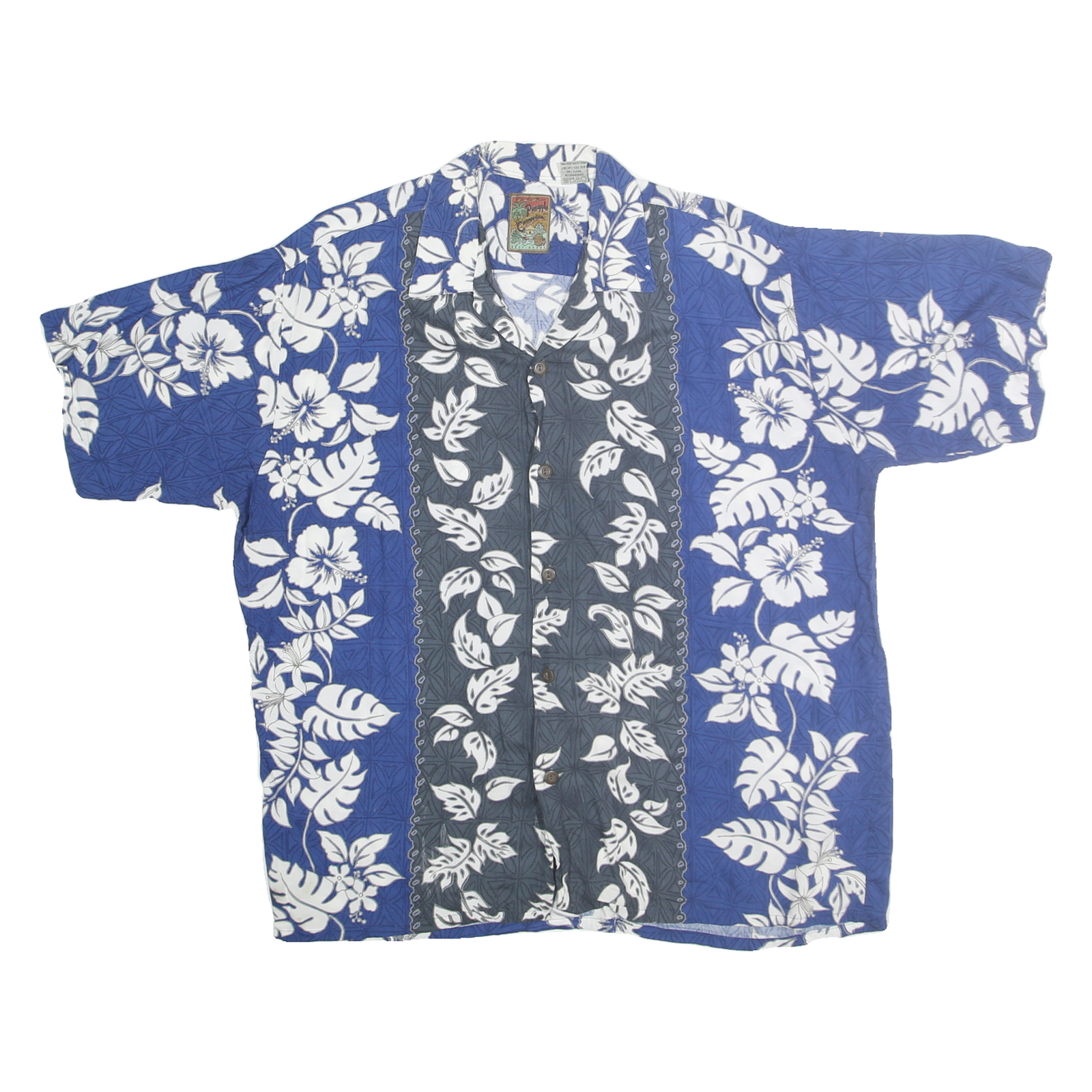 Buy PINEAPPLE CONNECTION Mens Blue & Grey Hawaiian Shirt M Cotton Blend Casual Refurbished - $19.49 PINEAPPLE CONNECTION Mens Blue & Grey Hawaiian Shirt M Cotton Blend Casual Refurbished - N/A refurbished available on Cerqular