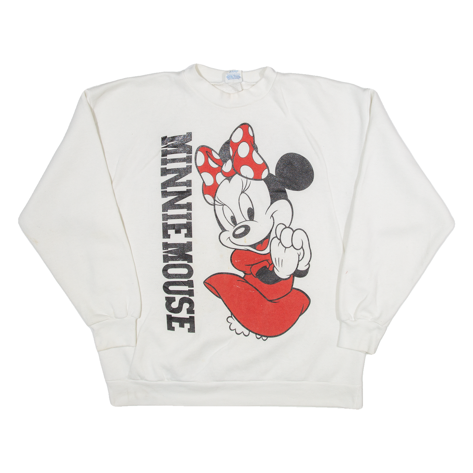 DISNEY Minnie Mouse Womens Sweatshirt White L Refurbished - N/A refurbished available on Cerqular