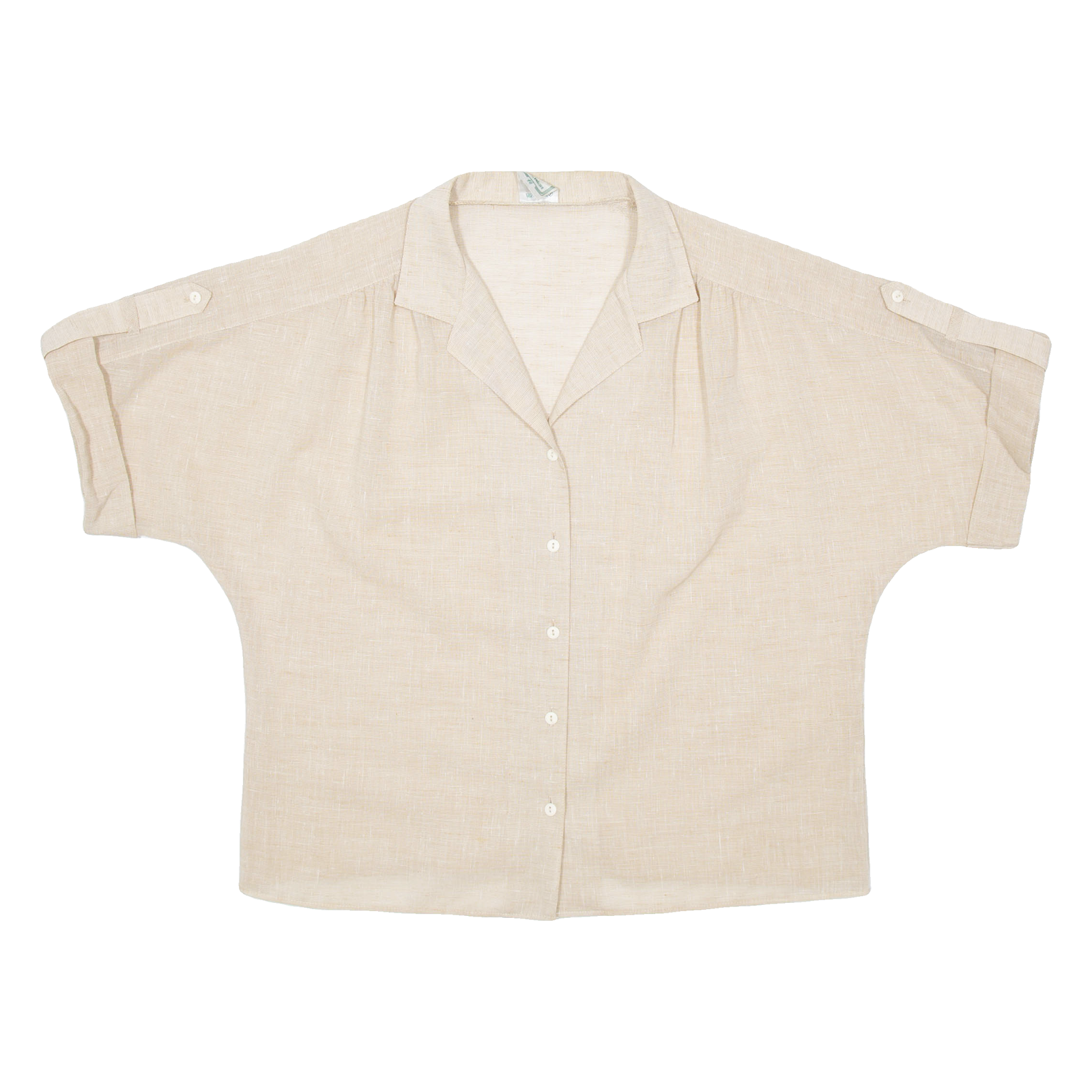 FRANKENWALDER Womens Plain Shirt Beige XL Refurbished - N/A refurbished available on Cerqular