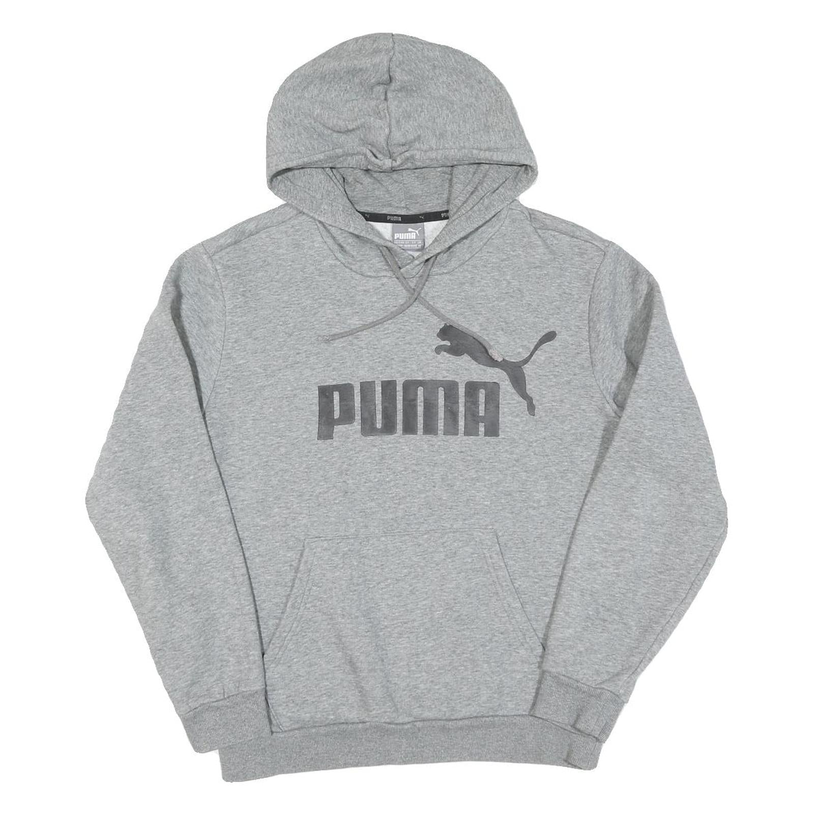 PUMA Womens Grey Hoodie XS Cotton Pullover Casual Sportswear Refurbished - N/A refurbished available on Cerqular
