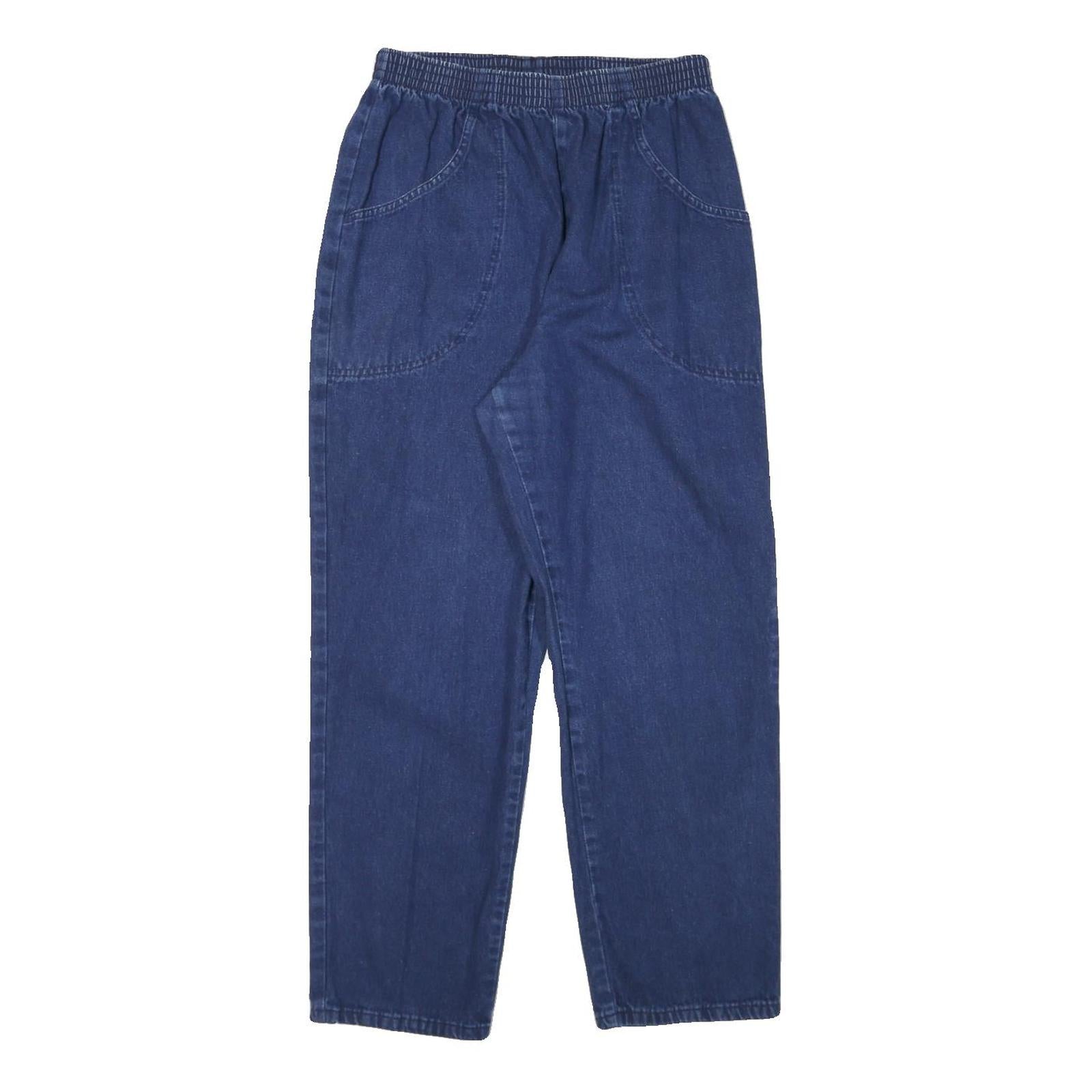 CLASSIC ELEMENTS Womens Relaxed Blue Denim Jeans W26 L27 Elastic Waistband Refurbished - N/A refurbished available on Cerqular