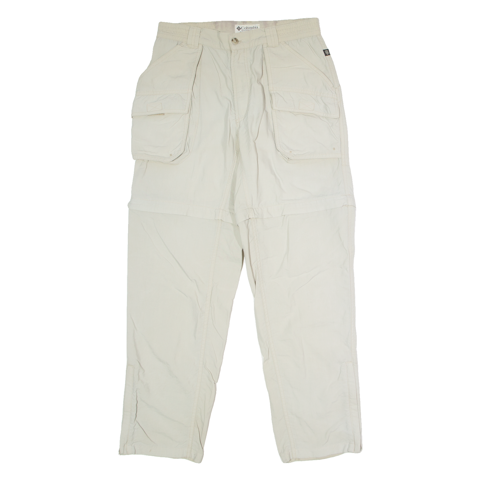 COLUMBIA Outdoor Womens Trousers Cream Regular Straight W28 L29 Refurbished - N/A refurbished available on Cerqular