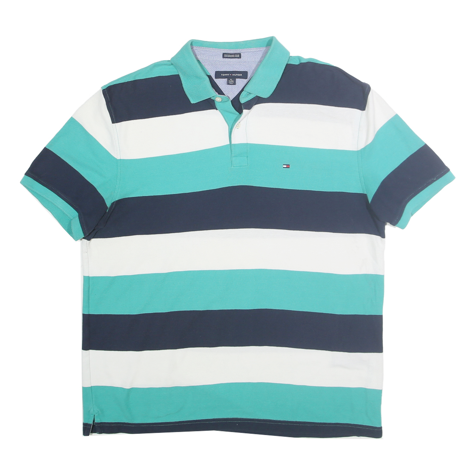 Buy TOMMY HILFIGER Mens Blue & White Striped Polo Shirt XL Cotton Blend Casual Refurbished - $37.69 TOMMY HILFIGER Mens Blue & White Striped Polo Shirt XL Cotton Blend Casual Refurbished - N/A refurbished available on Cerqular