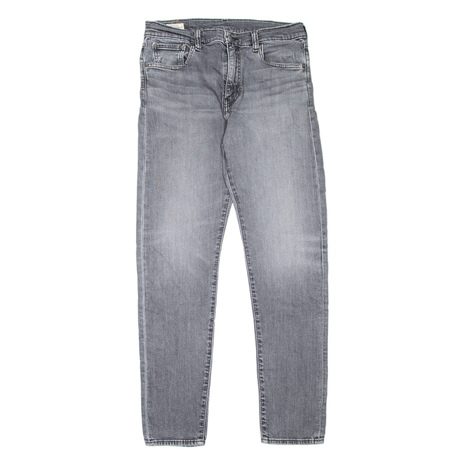 LEVI'S 512 BIG E Jeans Mens Grey Slim Tapered Stone Wash W33 L34 Refurbished - N/A refurbished available on Cerqular