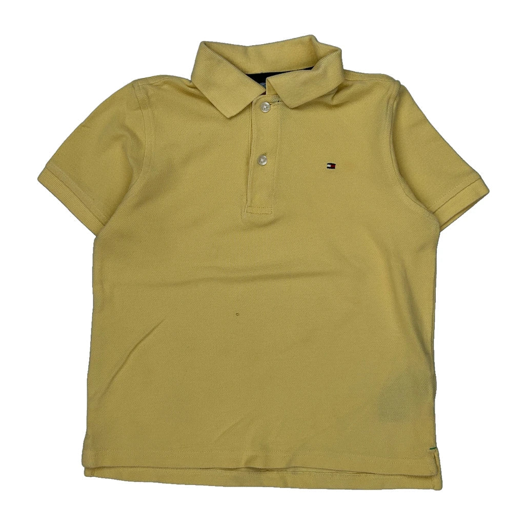 Buy Age 4 Tommy Hilfiger Polo Shirt - 2XS Yellow Cotton Refurbished - $13.12 Age 4 Tommy Hilfiger Polo Shirt - 2XS Yellow Cotton Refurbished - Thrifted (note: this is a term often used to describe second- refurbished available on Cerqular