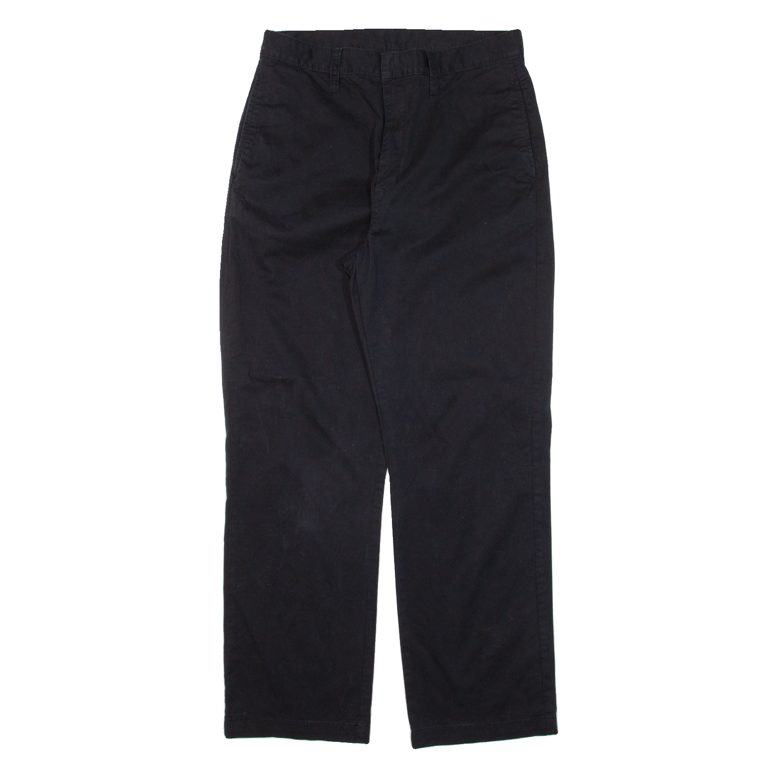 CALVIN KLEIN Chino Mens Trousers Black Regular Straight W30 L28 Refurbished - N/A refurbished available on Cerqular
