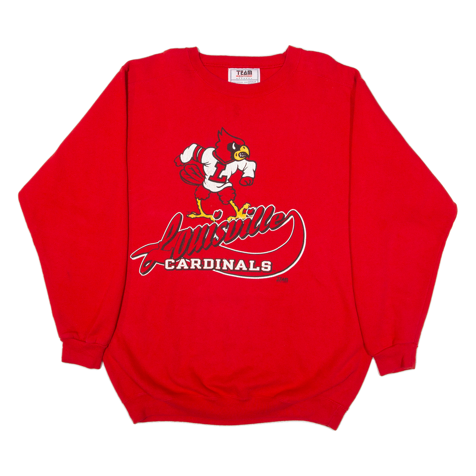Buy TEAM EDITION APPAREL Louisville Cardinals Mens Sweatshirt Red 90s USA L Refurbished - $50.69 TEAM EDITION APPAREL Louisville Cardinals Mens Sweatshirt Red 90s USA L Refurbished - N/A refurbished available on Cerqular
