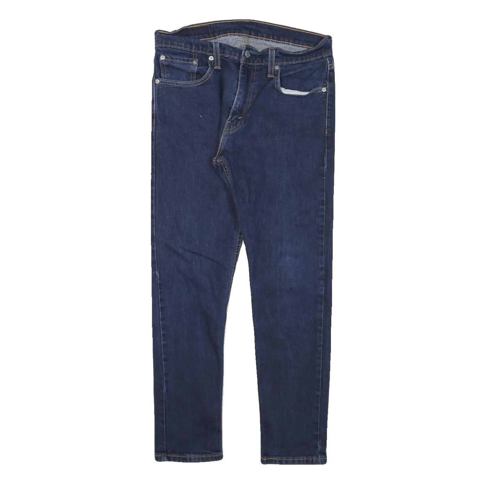 LEVI'S Mens Slim Blue Denim Jeans Cotton Blend Zip W30 L27 Classic Skinny Fit Refurbished - N/A refurbished available on Cerqular