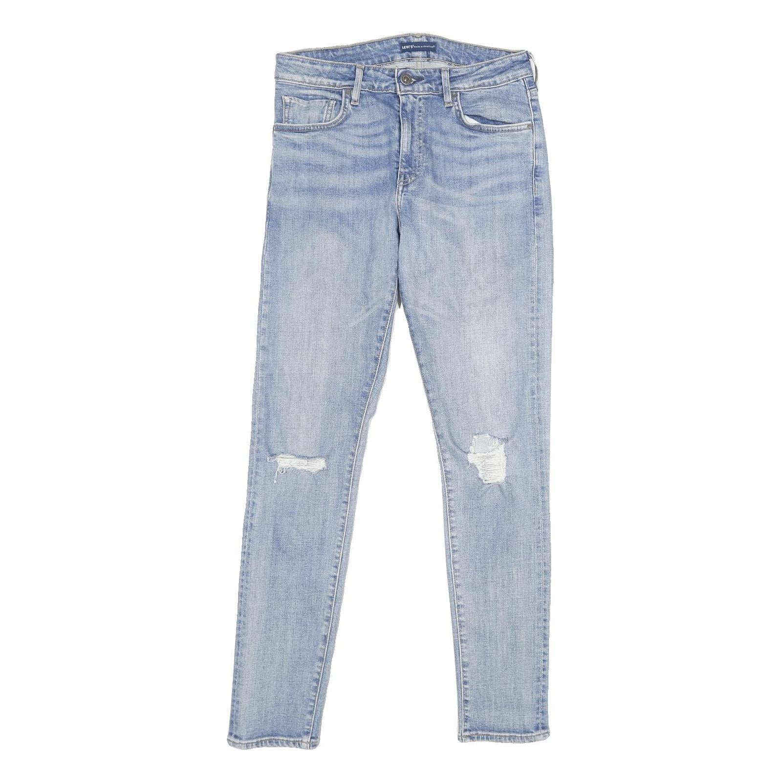 LEVI'S 721 High Rise Skinny Womens Jeans Blue Slim Skinny Denim Light W28 L30 Refurbished - N/A refurbished available on Cerqular
