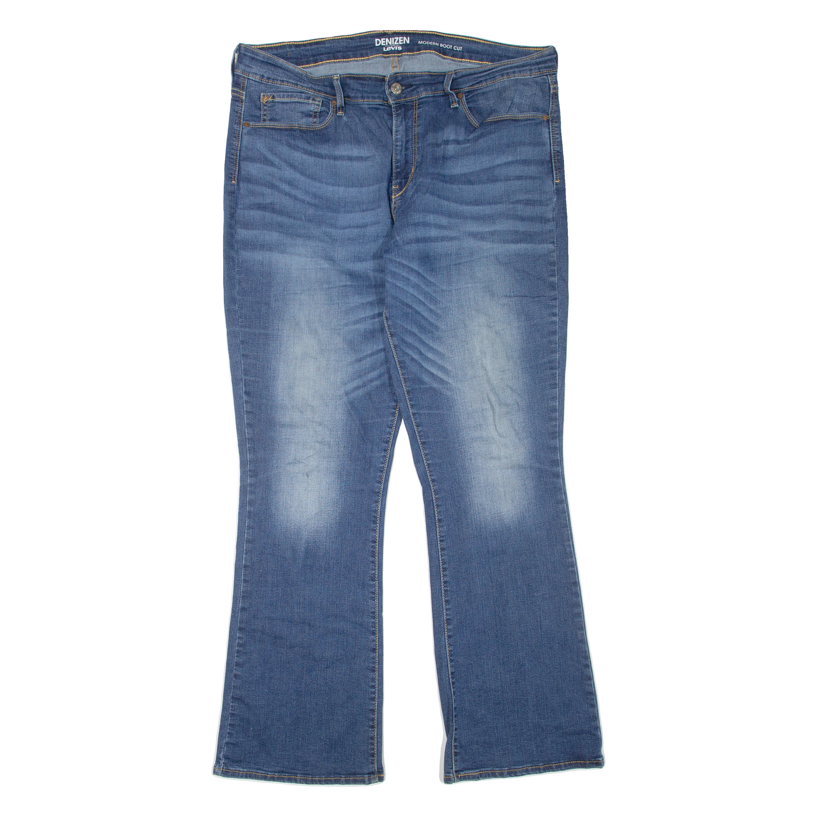 LEVI'S Denizen Womens Jeans Blue Regular Bootcut Stone Wash W33 L32 Refurbished - N/A refurbished available on Cerqular