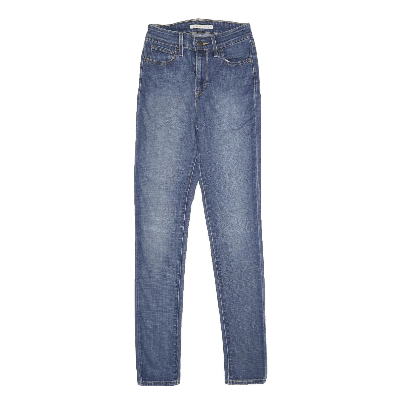 LEVI'S 721 High Rise Skinny Womens Jeans Blue Denim Regular Fit Skinny W26 L32 Refurbished - N/A refurbished available on Cerqular