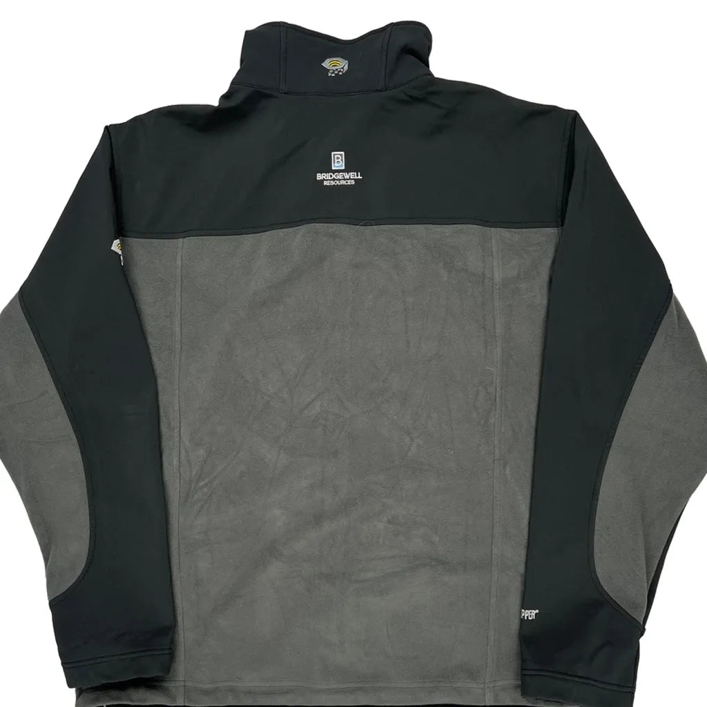 Bridgewell Resources Mountain Hard Wear Fleece Jacket - XL Black Polyester Refurbished - Thrifted (note: this is a term often used to describe second- refurbished available on Cerqular
