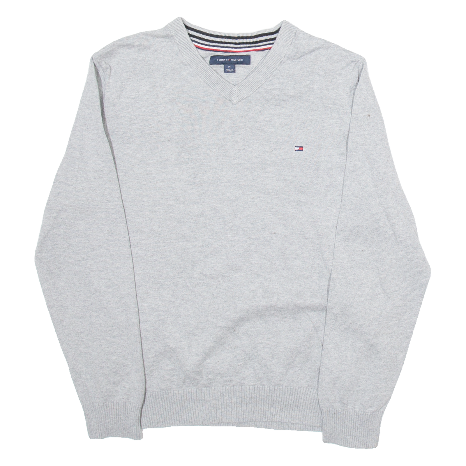 Buy TOMMY HILFIGER Womens Jumper Grey V-Neck Tight Knit M Refurbished - $28.59 TOMMY HILFIGER Womens Jumper Grey V-Neck Tight Knit M Refurbished - N/A refurbished available on Cerqular