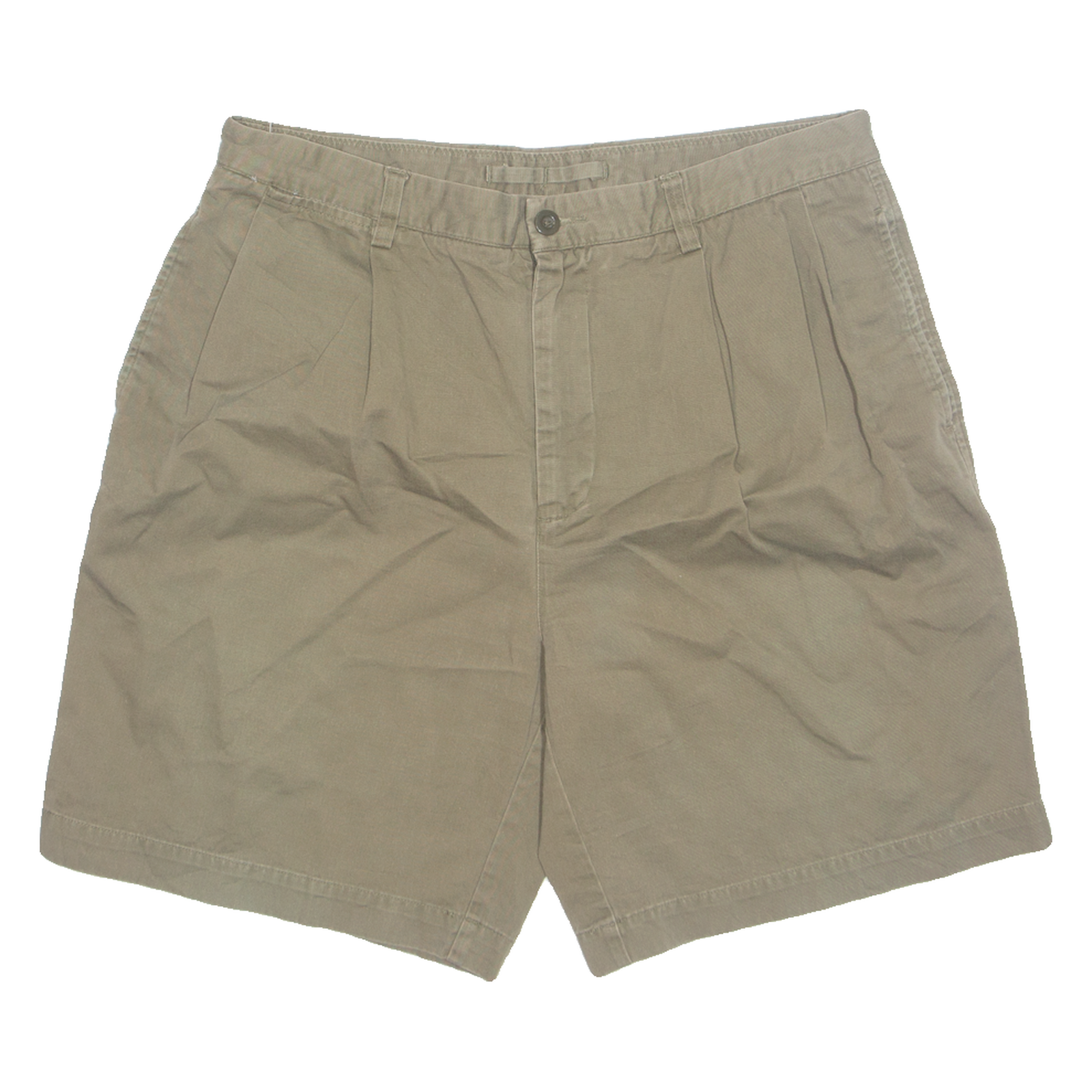 NAUTICA Mens Chino Shorts Brown Classic L W35 Refurbished - N/A refurbished available on Cerqular