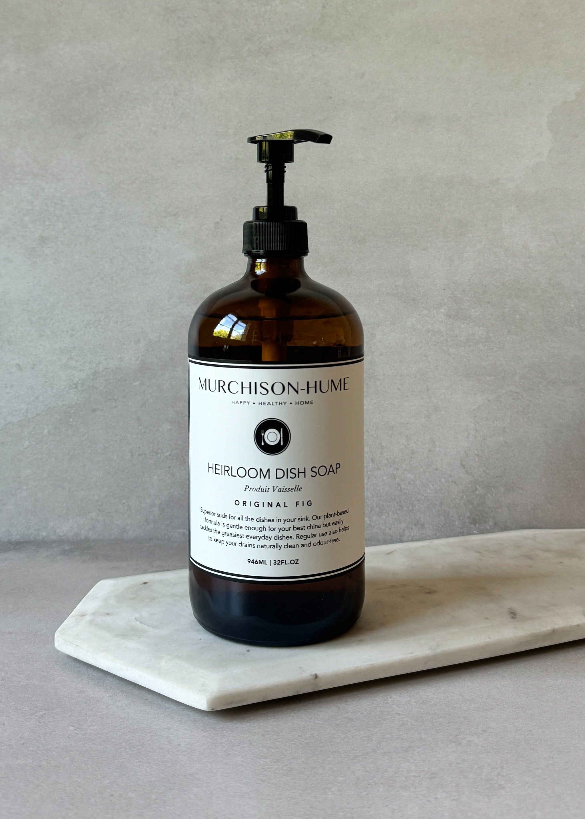 Buy Heirloom Dish Soap in Amber Glass Bottle | Scent: Original Fig | Size: 32oz Glass Bottle Refurbished - $40.00 Heirloom Dish Soap in Amber Glass Bottle | Scent: Original Fig | Size: 32oz Glass Bottle Refurbished - Murchison-Hume refurbished available on Cerqular