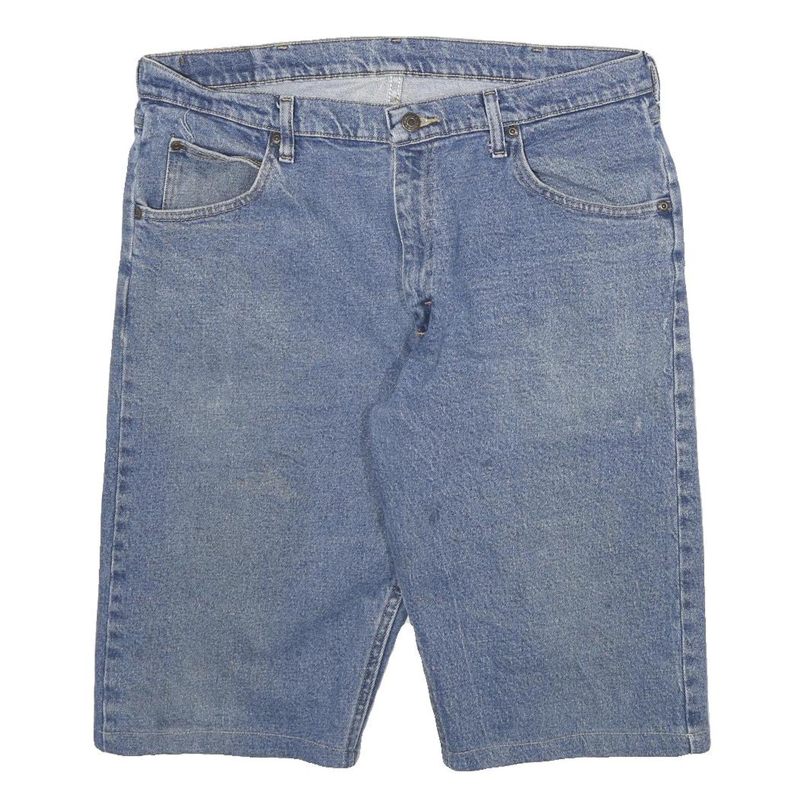 Buy WRANGLER Mens Shorts Blue Denim XL W34 Classic Fit Casual Cotton Blend Refurbished - $24.69 WRANGLER Mens Shorts Blue Denim XL W34 Classic Fit Casual Cotton Blend Refurbished - N/A refurbished available on Cerqular