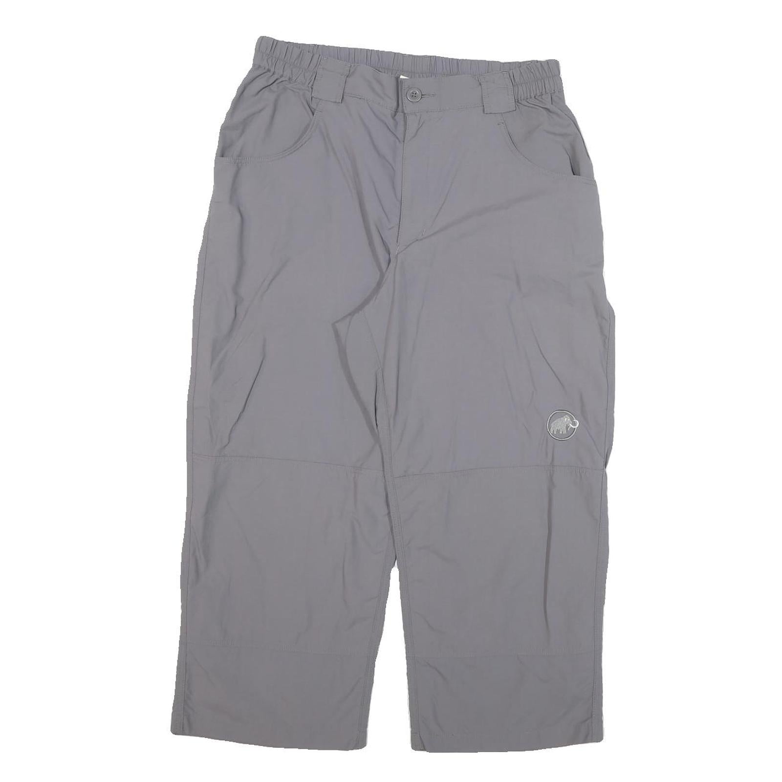 MAMMUT Mens Grey Polyester Blend Relaxed Straight Trousers W28 L22 Outdoor Refurbished - N/A refurbished available on Cerqular