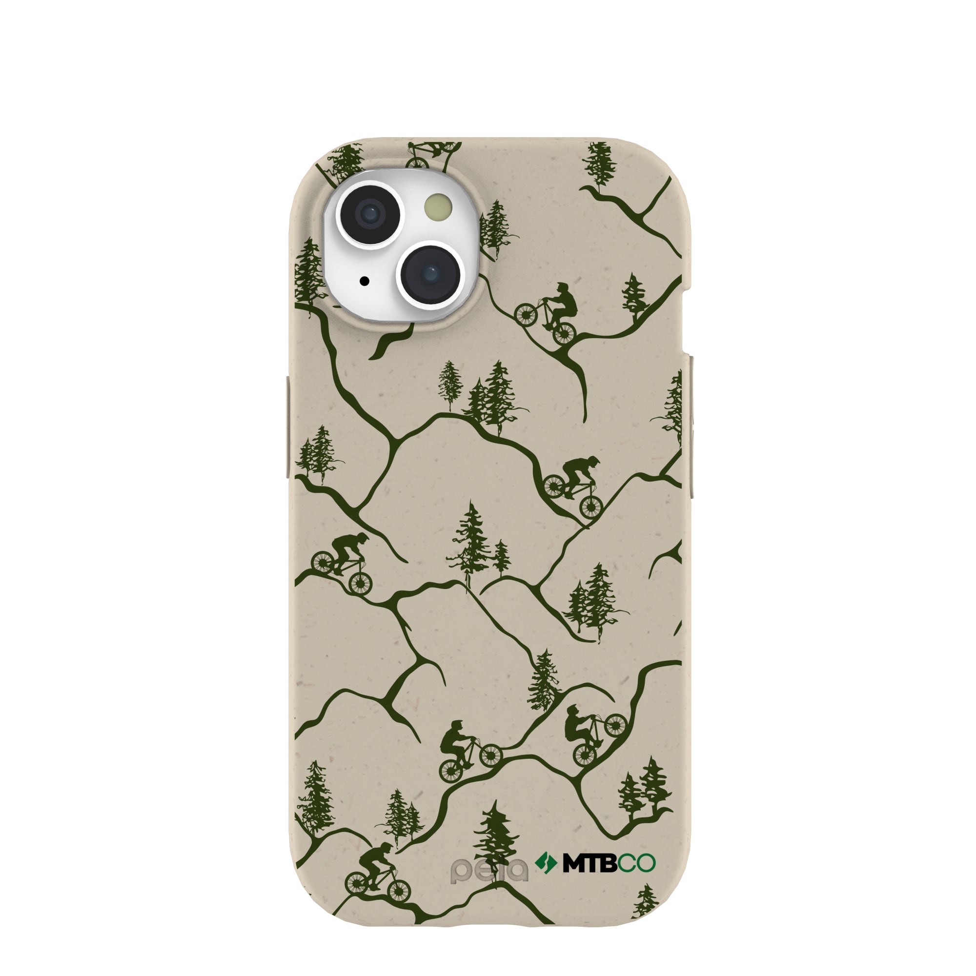 London Fog Bike Trek MTBCO iPhone 15 Case Refurbished - Pela Case refurbished available on Cerqular