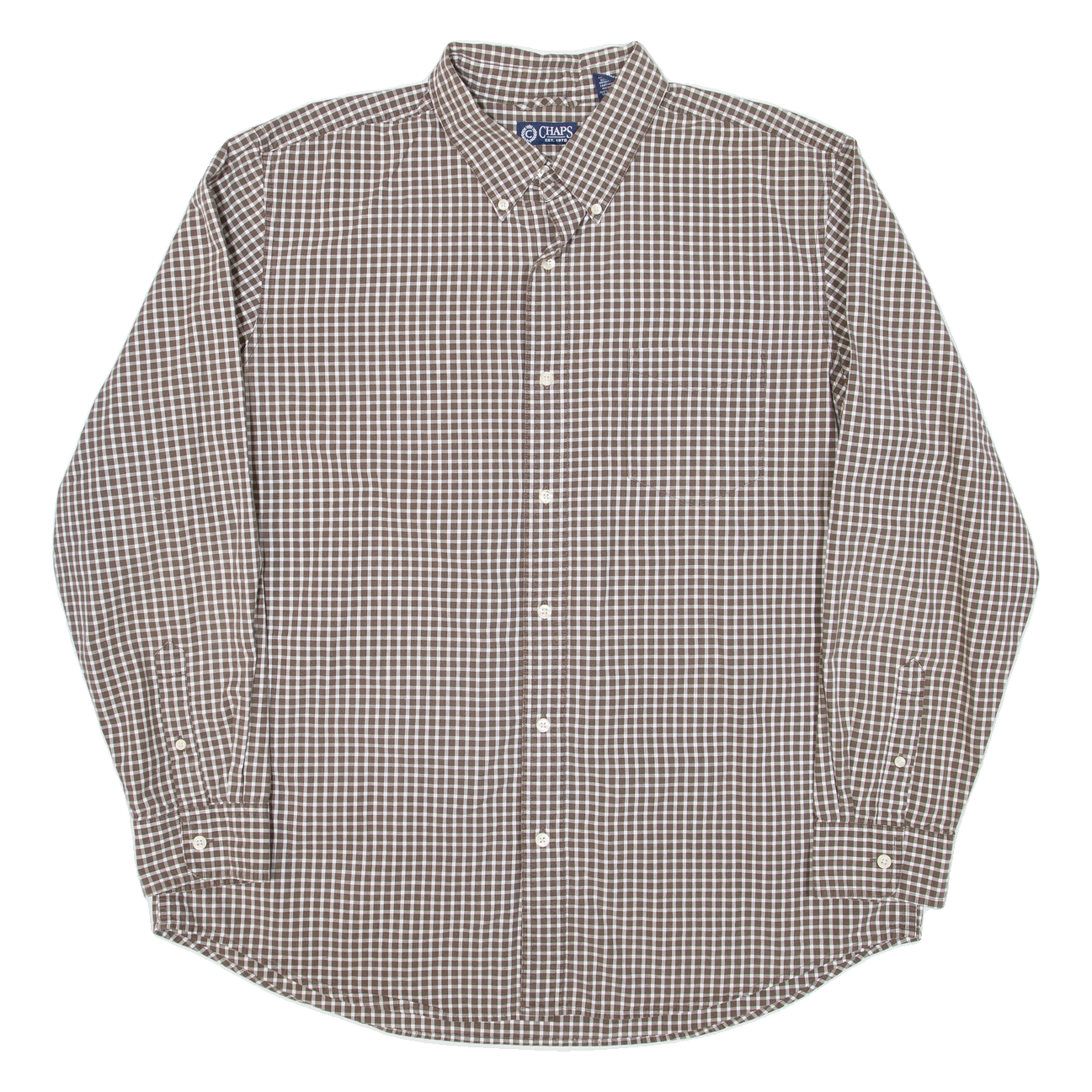 Buy CHAPS Mens Shirt Brown Check Long Sleeve XL Refurbished - $27.29 CHAPS Mens Shirt Brown Check Long Sleeve XL Refurbished - N/A refurbished available on Cerqular
