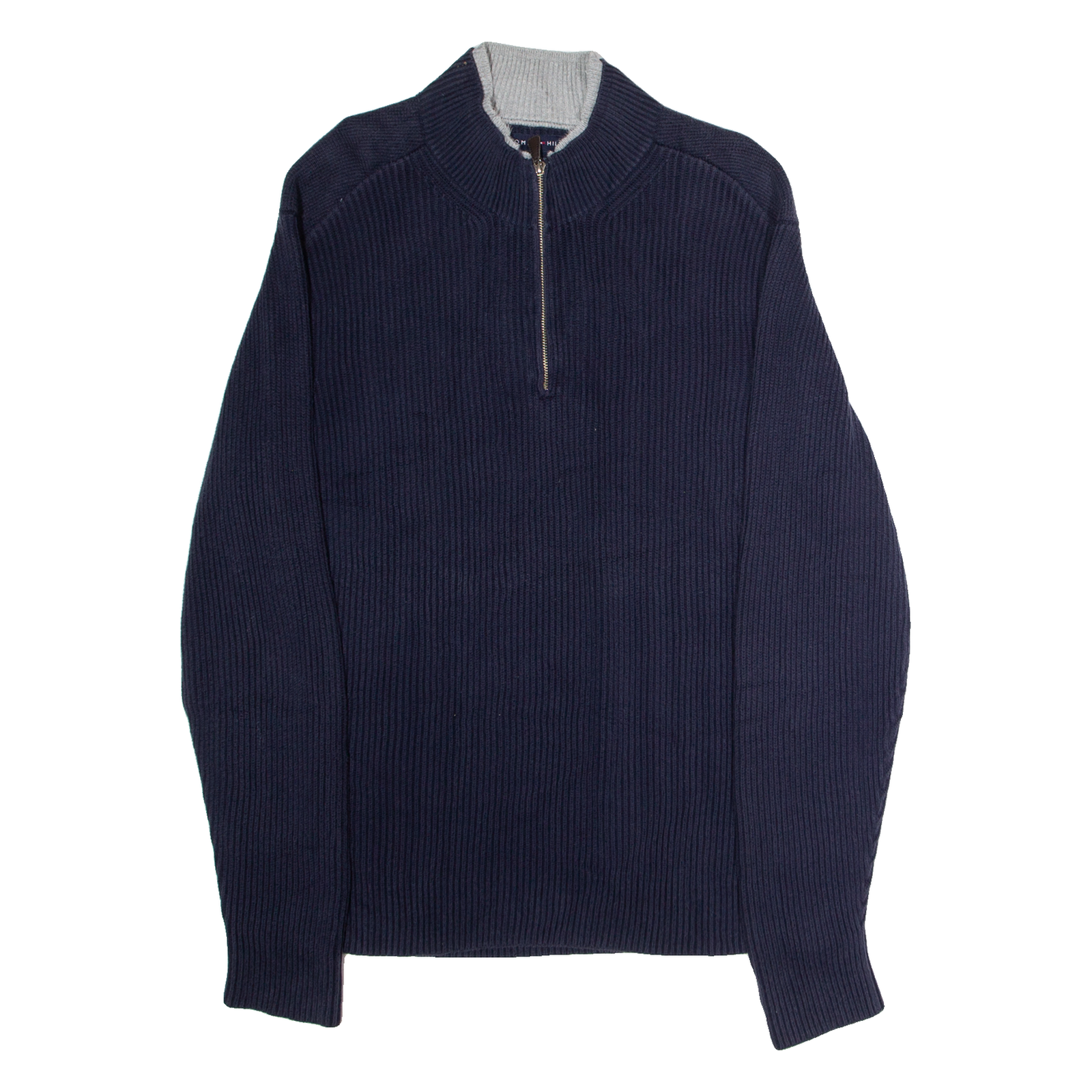Buy TOMMY HILFIGER Mens Jumper Blue 1/4 Zip Tight Knit 2XL Refurbished - $42.89 TOMMY HILFIGER Mens Jumper Blue 1/4 Zip Tight Knit 2XL Refurbished - N/A refurbished available on Cerqular