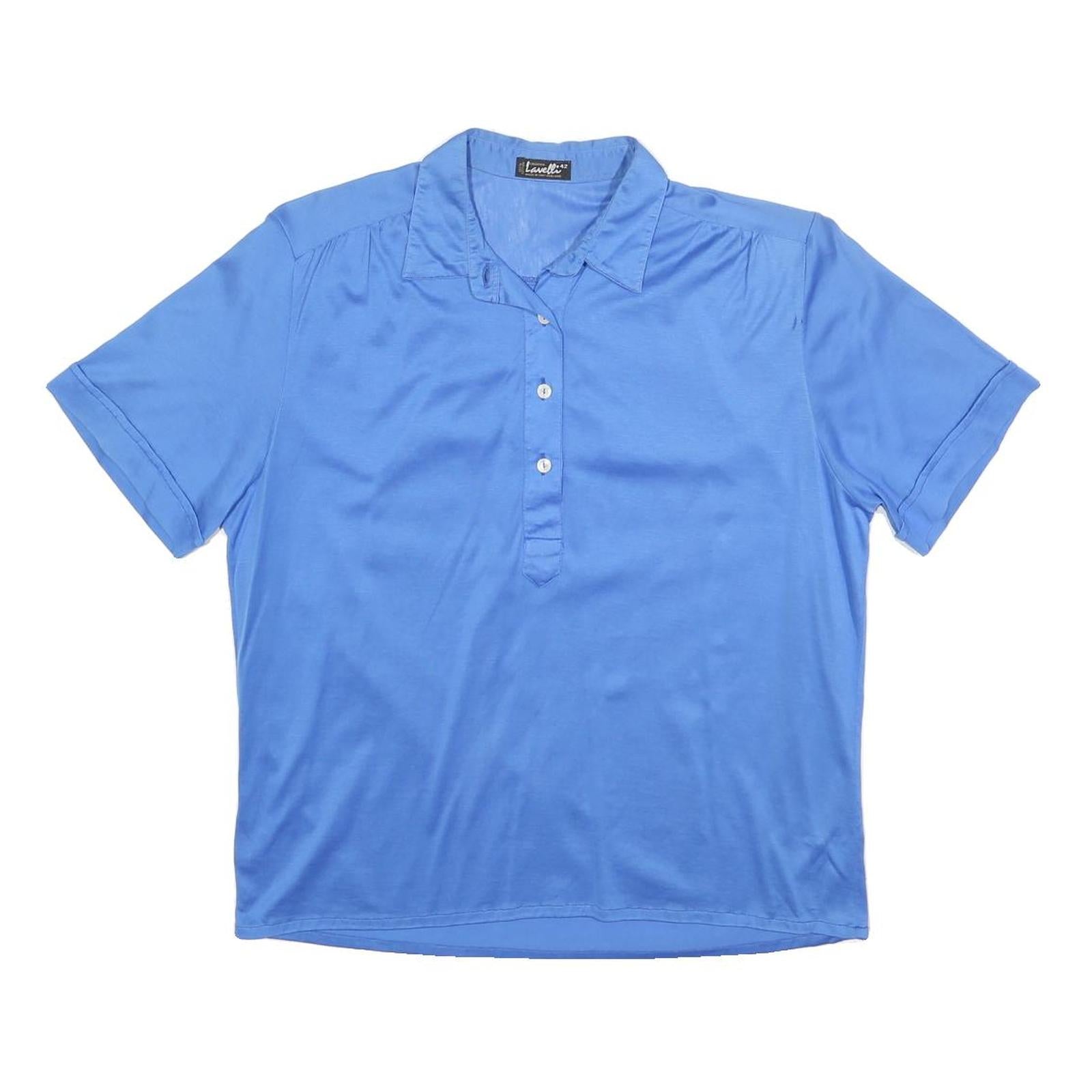Buy LAVELLI Womens Blue Short Sleeve Plain Polo Shirt M Cotton Casual Basic Refurbished - $14.29 LAVELLI Womens Blue Short Sleeve Plain Polo Shirt M Cotton Casual Basic Refurbished - N/A refurbished available on Cerqular