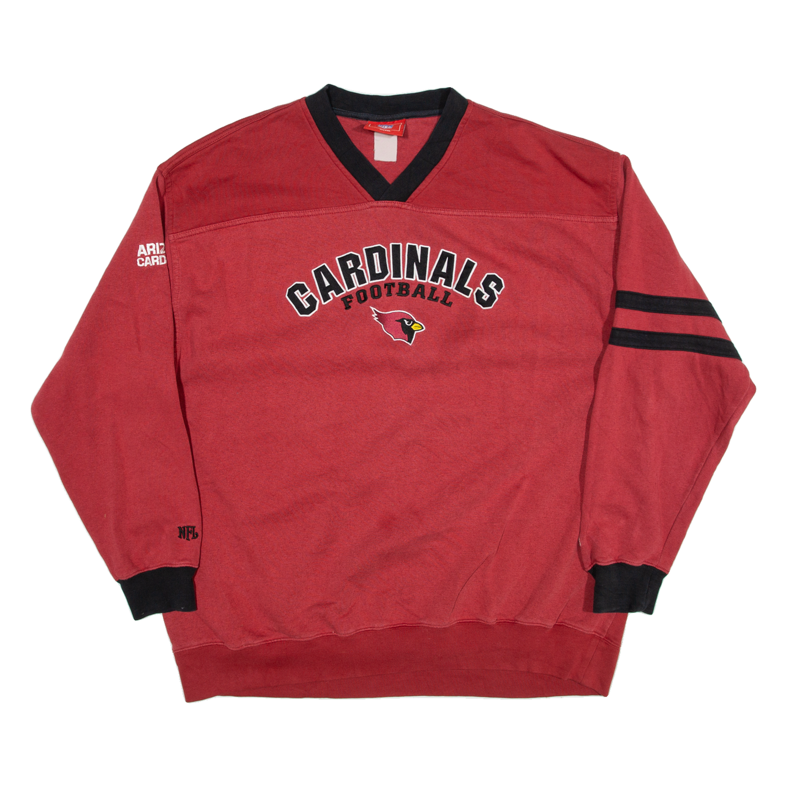 Buy NFL Cardinals Football Mens Sweatshirt Red V-Neck USA 2XL Refurbished - $63.69 NFL Cardinals Football Mens Sweatshirt Red V-Neck USA 2XL Refurbished - N/A refurbished available on Cerqular