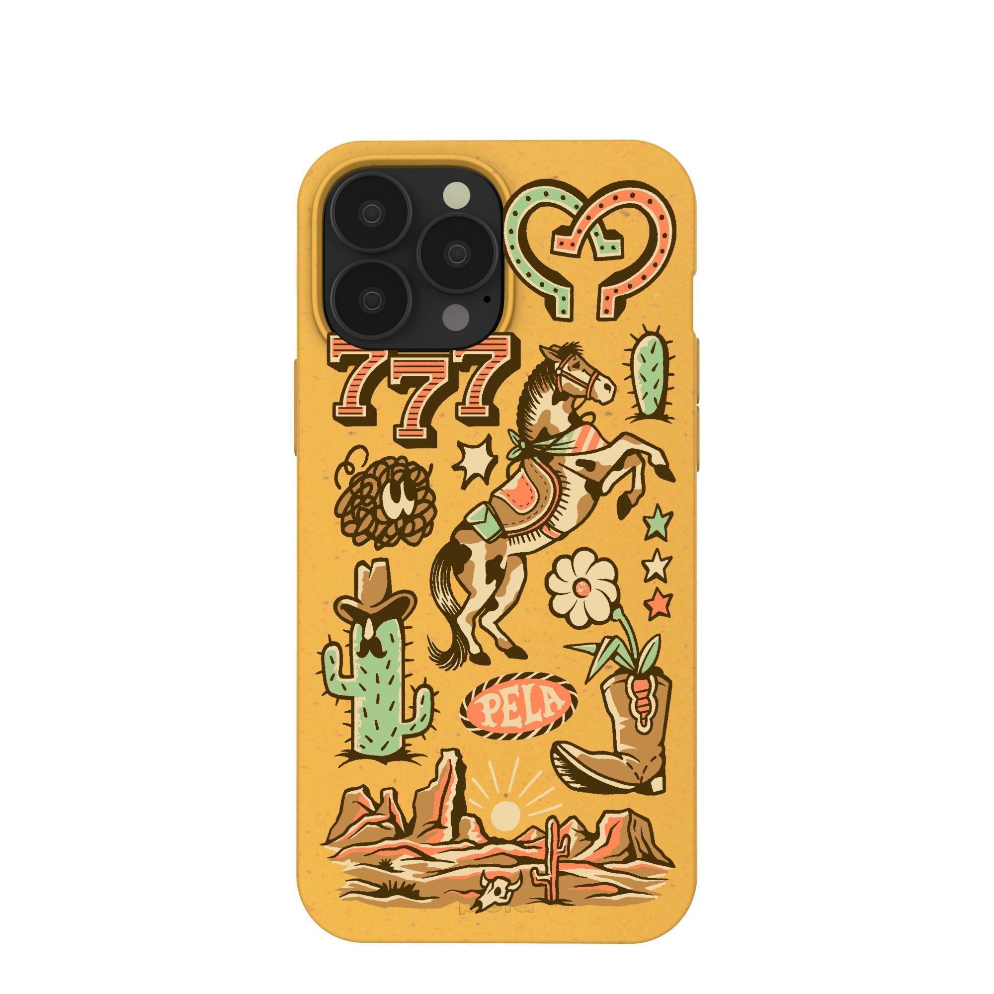 Honey Miller West iPhone 13 Pro Max Case Refurbished - Pela Case refurbished available on Cerqular