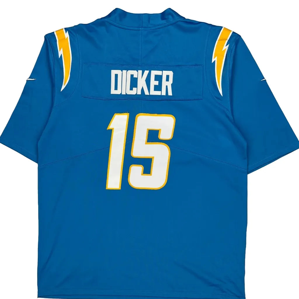 Los Angeles Chargers Nike Nfl Jersey - XL Blue Polyester Refurbished - Thrifted (note: this is a term often used to describe second- refurbished available on Cerqular